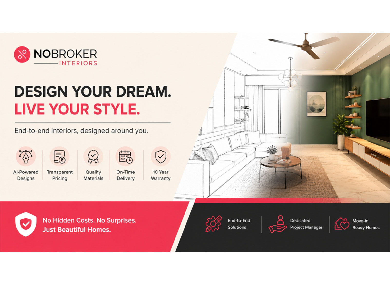 No More Traditional Interiors: NoBroker Interiors Is Shaping Homes With Tech and Transparency No More Traditional Interiors: NoBroker Interiors Is Shaping Homes With Tech and Transparency