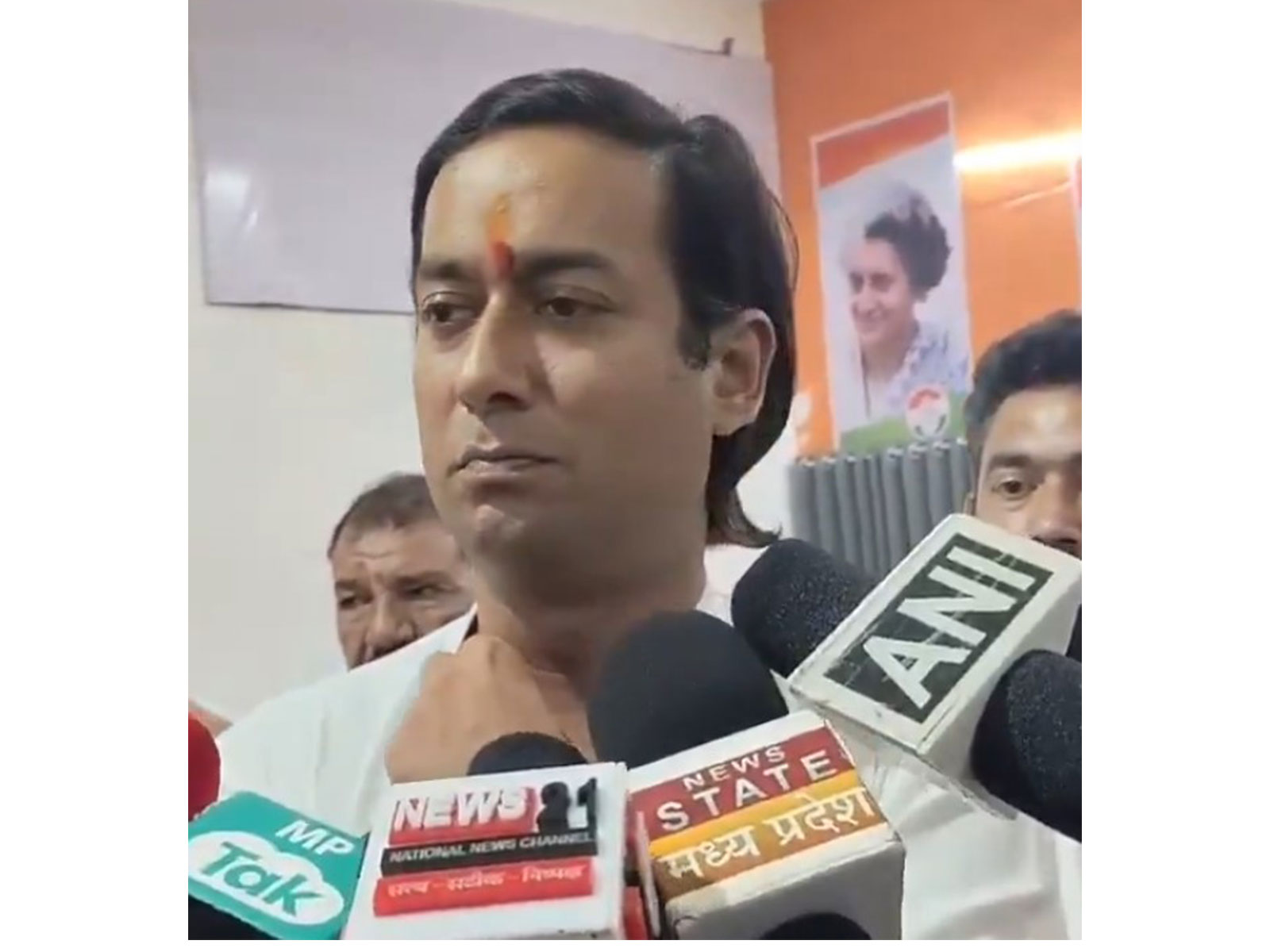Congress leader Jayvardhan Singh (Photo/ANI)