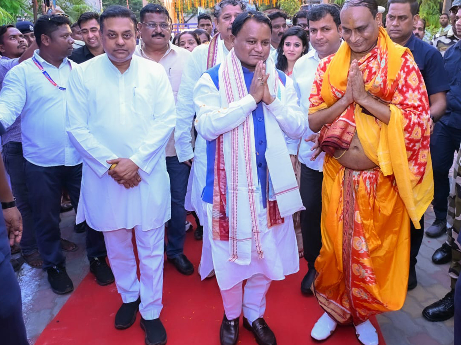 Odisha Chief Minister Mohan Charan Majhi in Puri (Photo/CMO)