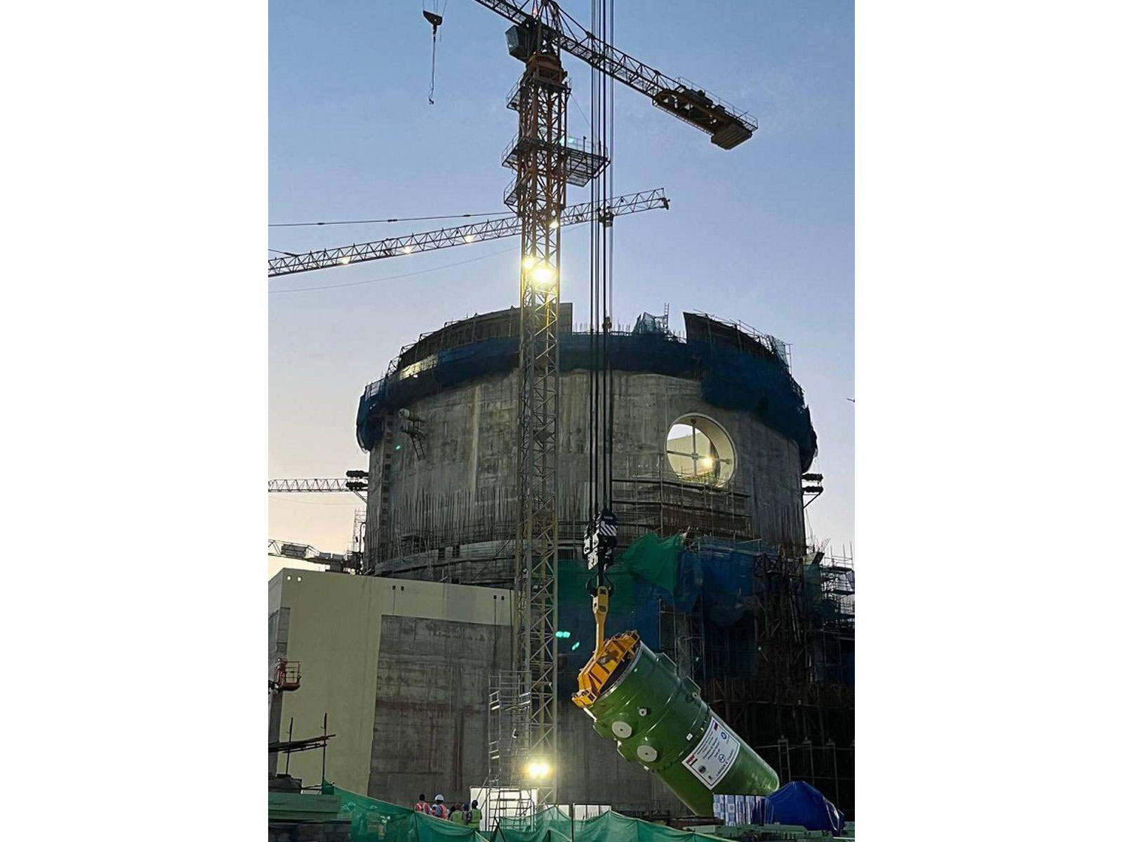 Kudankulam Unit 5 reactor vessel (Photo/@RusEmbIndia/X)