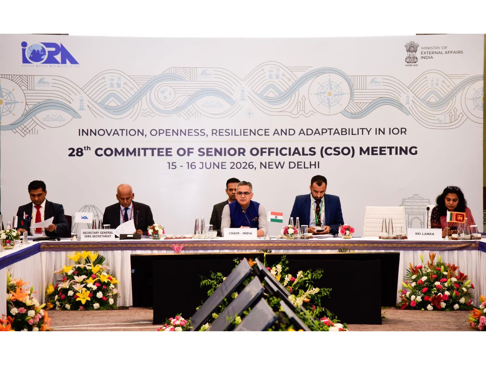 Visuals from CSO meeting (Photo/@MEAIndia) Visuals from CSO meeting (Photo/@MEAIndia)