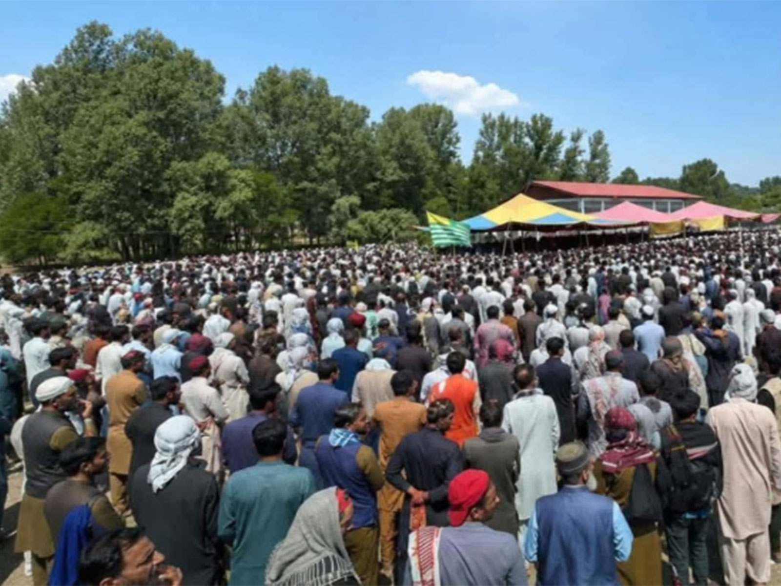 The Rawalakot sit-in (Photo: X@JAAC__Official) The Rawalakot sit-in (Photo: X@JAAC__Official)
