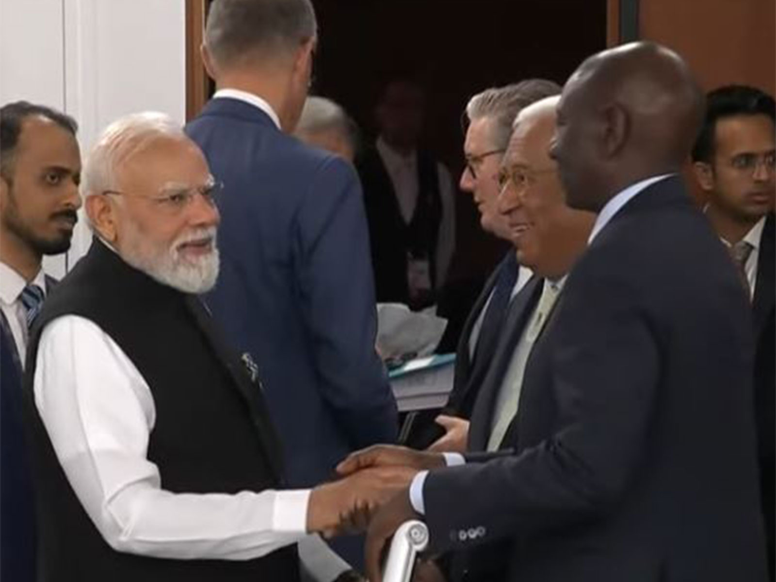 PM Modi at G7 Summit (Photo/ANI via Reuters)