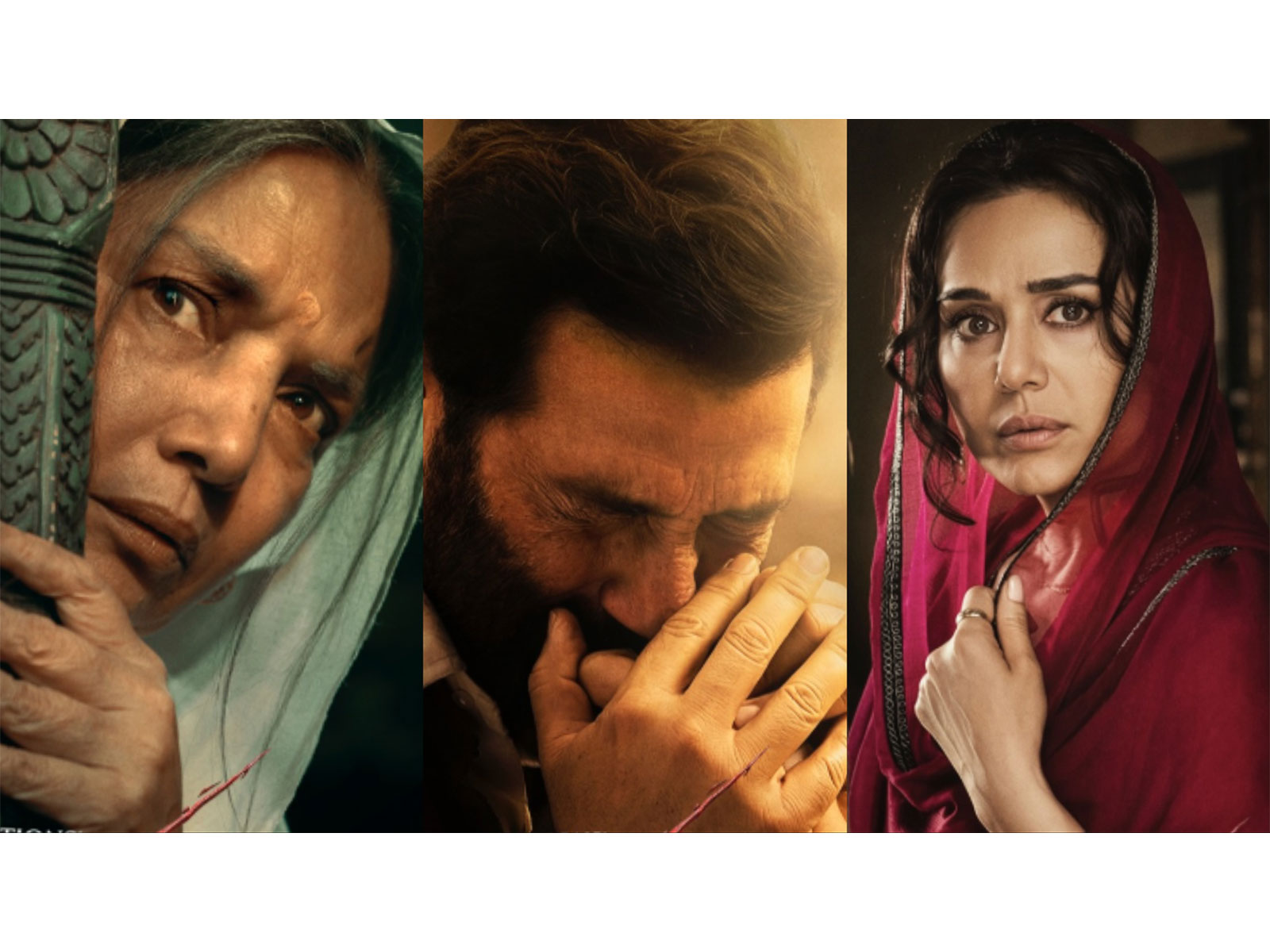Shabana Azmi, Sunny Deol, Preity Zinta (Photo/Instagram/@aamirkhanproductions)