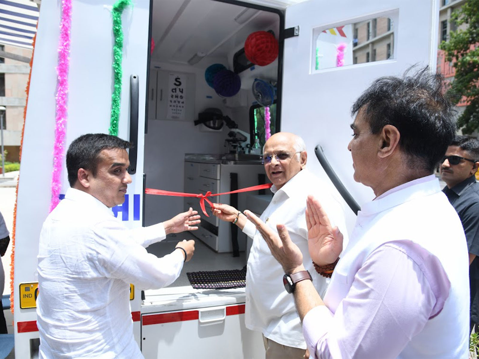 Gujarat launches 51 two-wheeler mobile health units for tribal areas (Photo/Gujarat CMO)
