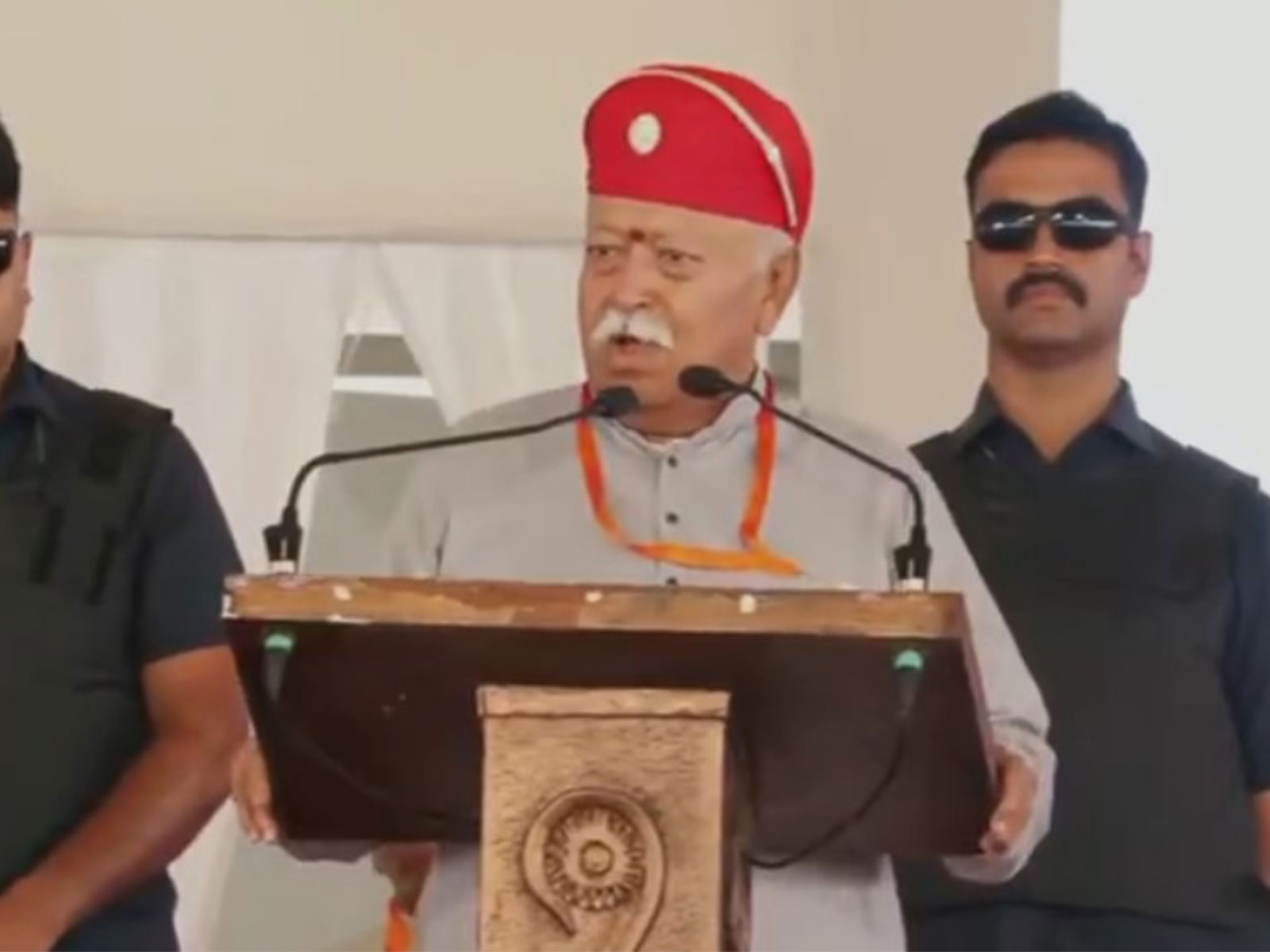 RSS) Chief Mohan Bhagwat (Photo/ANI)