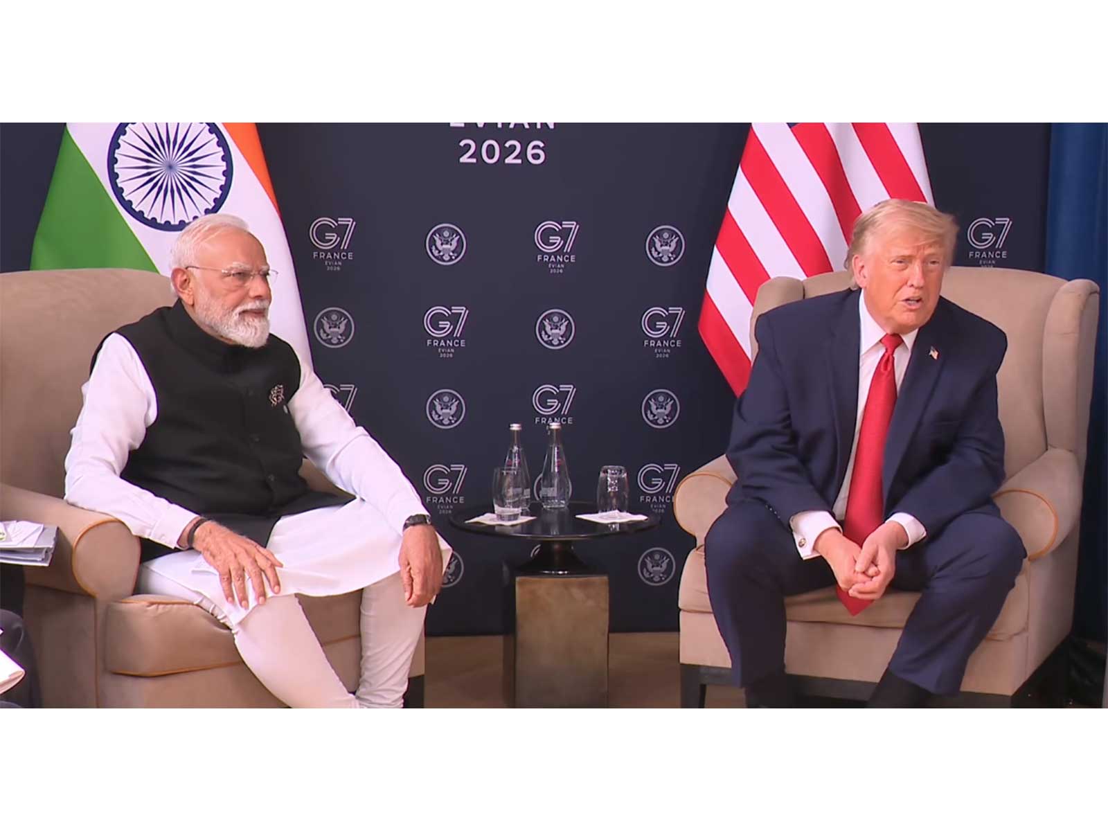 Prime Minister Narendra Modi in bilateral meeting with US President Donald Trump (Photo/X White House)