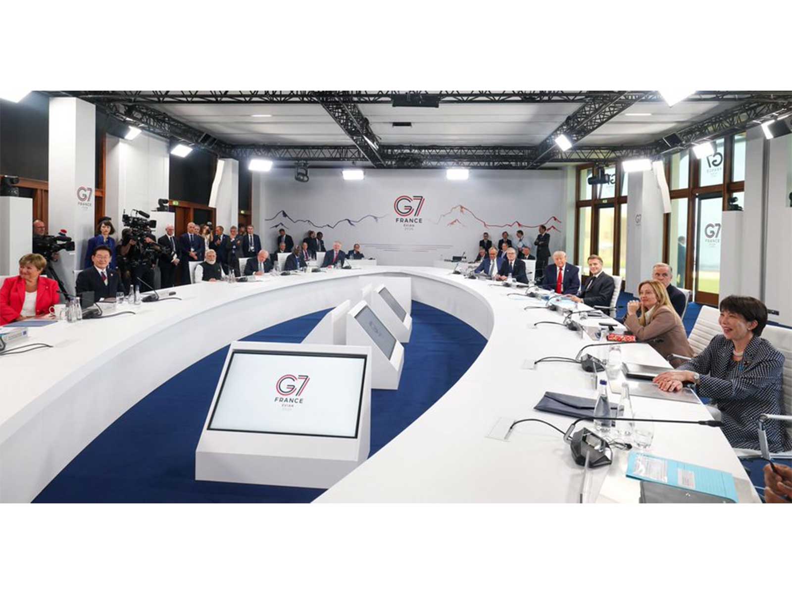Leaders at G7 Summit in France (Photo: X/@narendramodi)