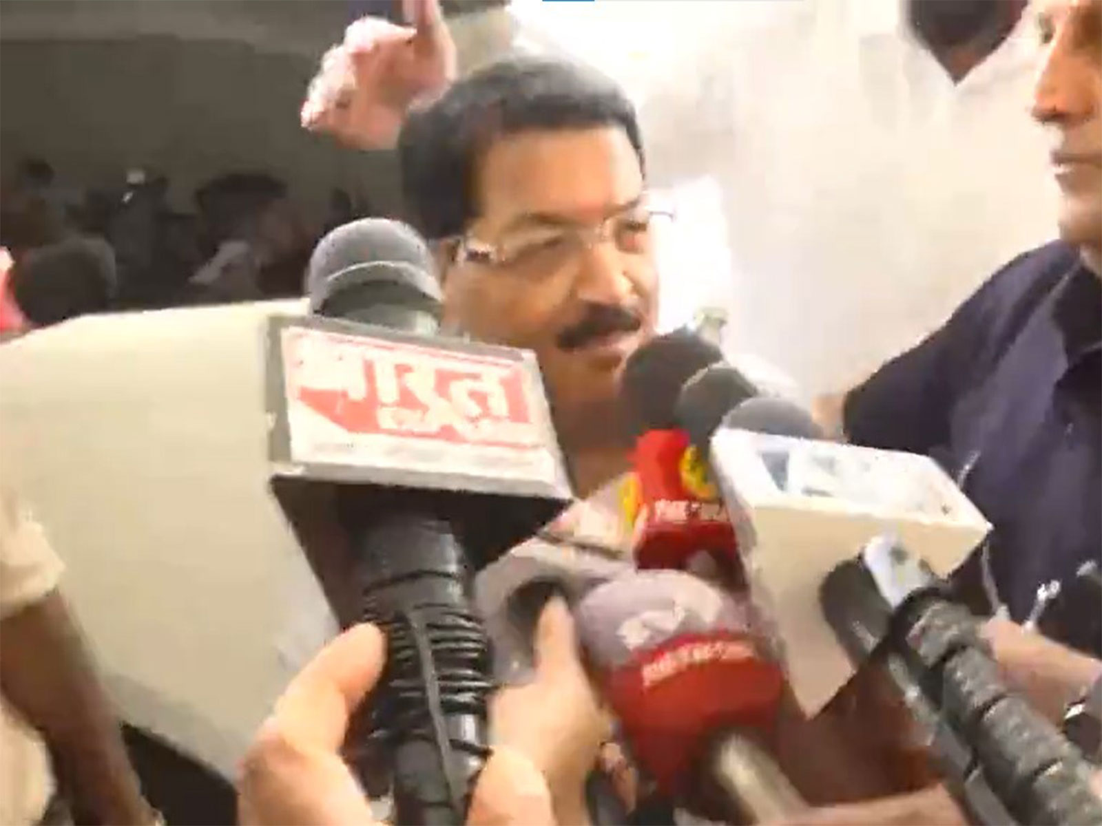 NDA-backed candidate Parimal Nathwani (Photo/ANI)