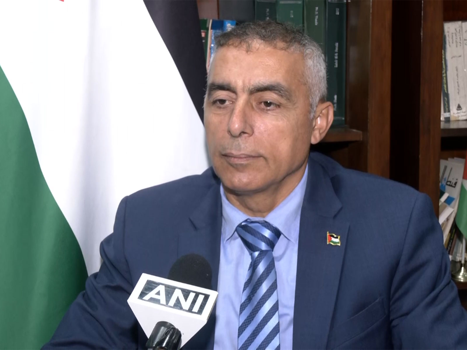  Palestinian Ambassador to India Abdullah M Abu Shawesh (Photo/ANI)