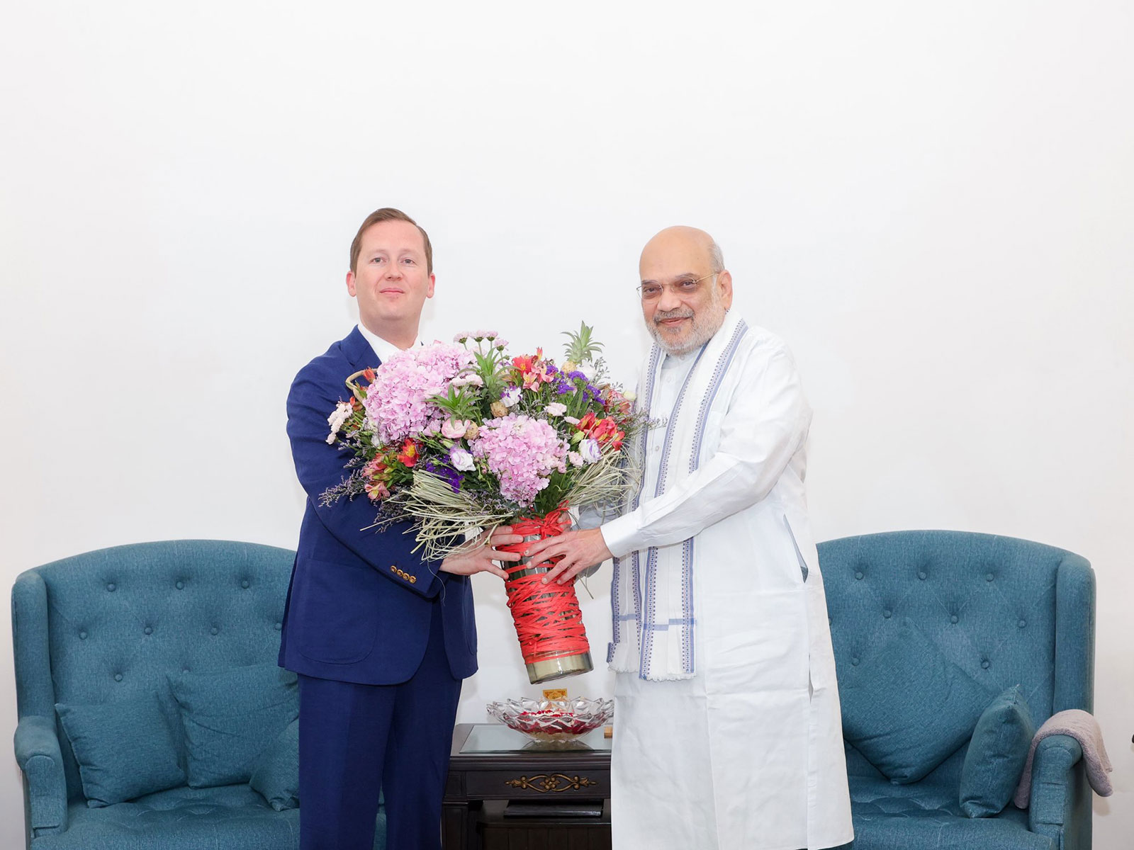 Union Home Minister, Amit Shah with US Ambassador to India, Sergio Gor (Photo: X@AmitShah) Union Home Minister, Amit Shah with US Ambassador to India, Sergio Gor (Photo: X@AmitShah)