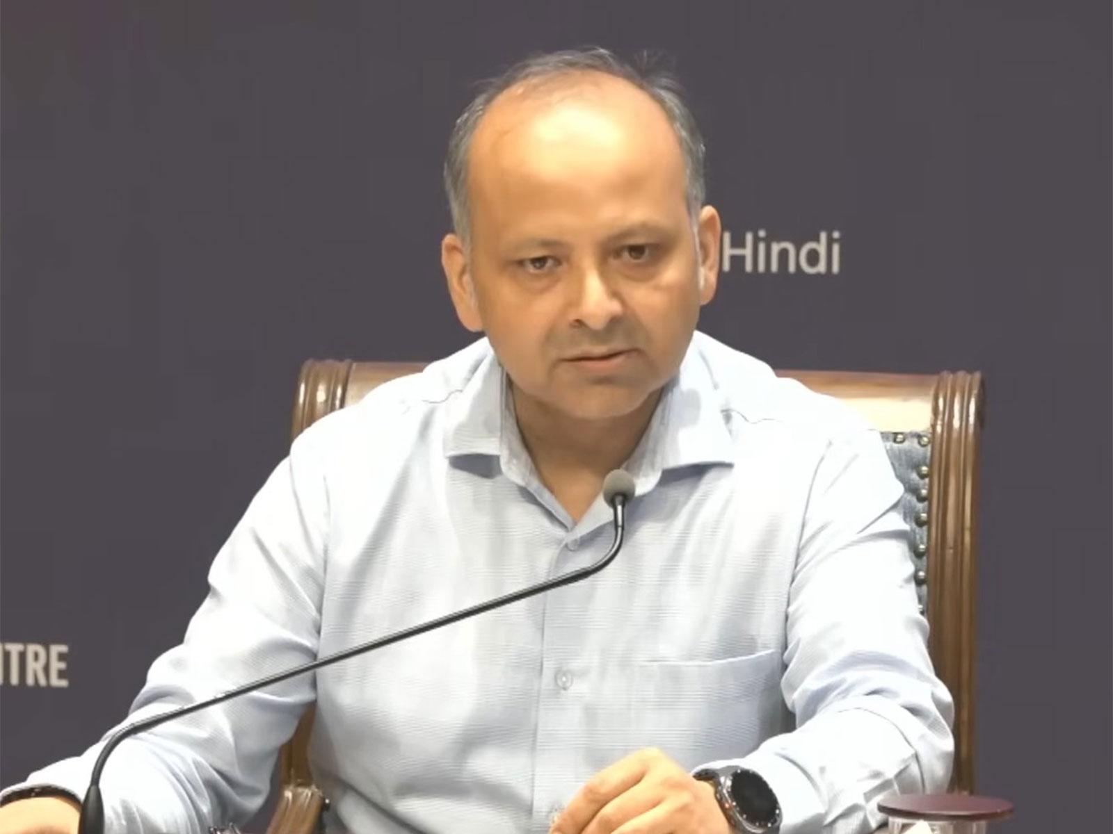 Director in the Ministry of Ports, Shipping and Waterways (MoPSW), Opesh Kumar Sharma (Photo/YouTube/PIBIndia)