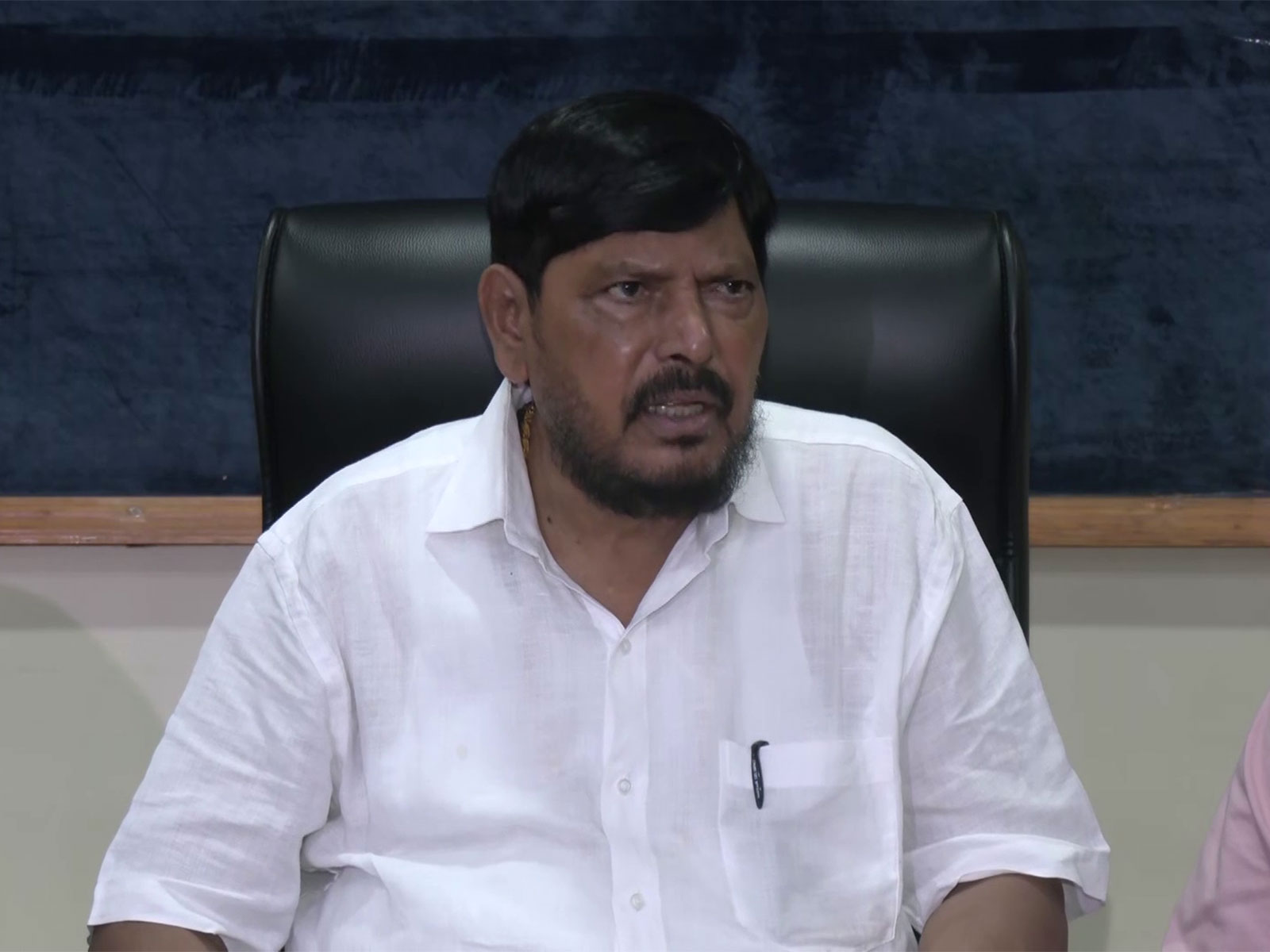 Union Minister of State for Social Justice and Empowerment, Ramdas Athawale (Photo/ANI) Union Minister of State for Social Justice and Empowerment, Ramdas Athawale (Photo/ANI)