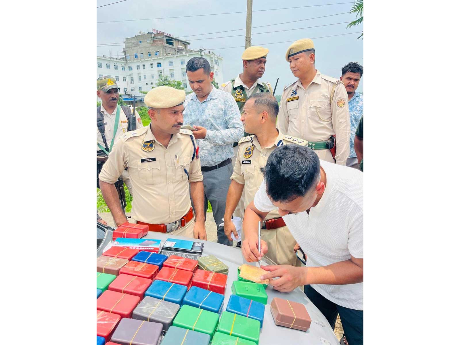 Police seized narcotics worth ₹14.5 crore (Photo/X/@himantabiswa)