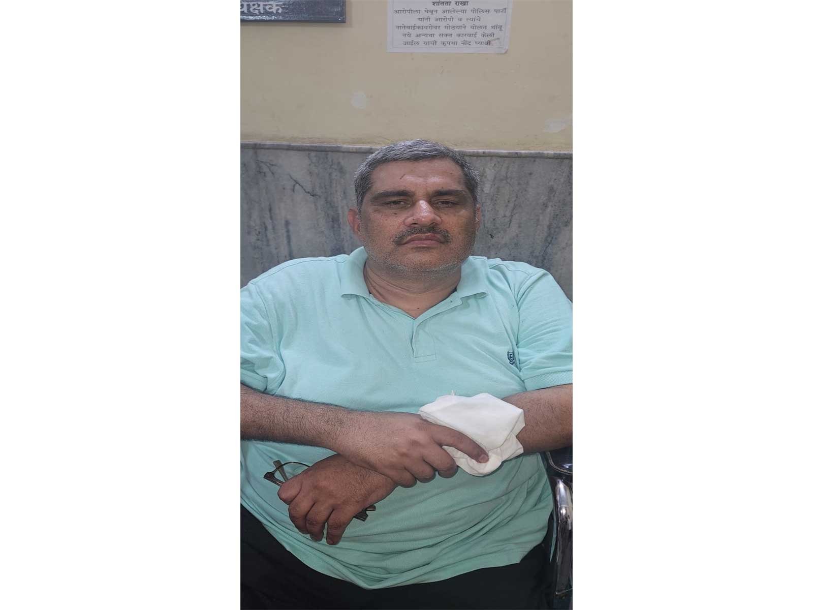 Pune ‘Godman’ Radha Mohan Mishra held for sexual exploitation, cheating devotees (Photo: Pune Police)