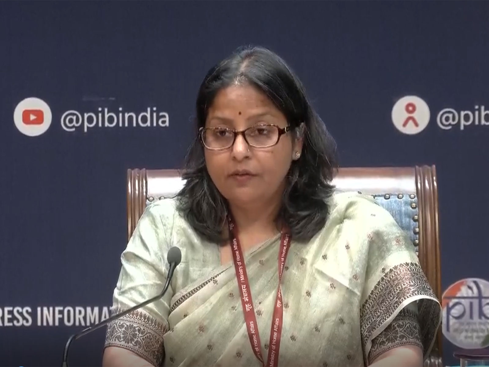 Sujata Sharma, Joint Secretary in the Ministry of Petroleum and Natural Gas (Photo/PIB Youtube)