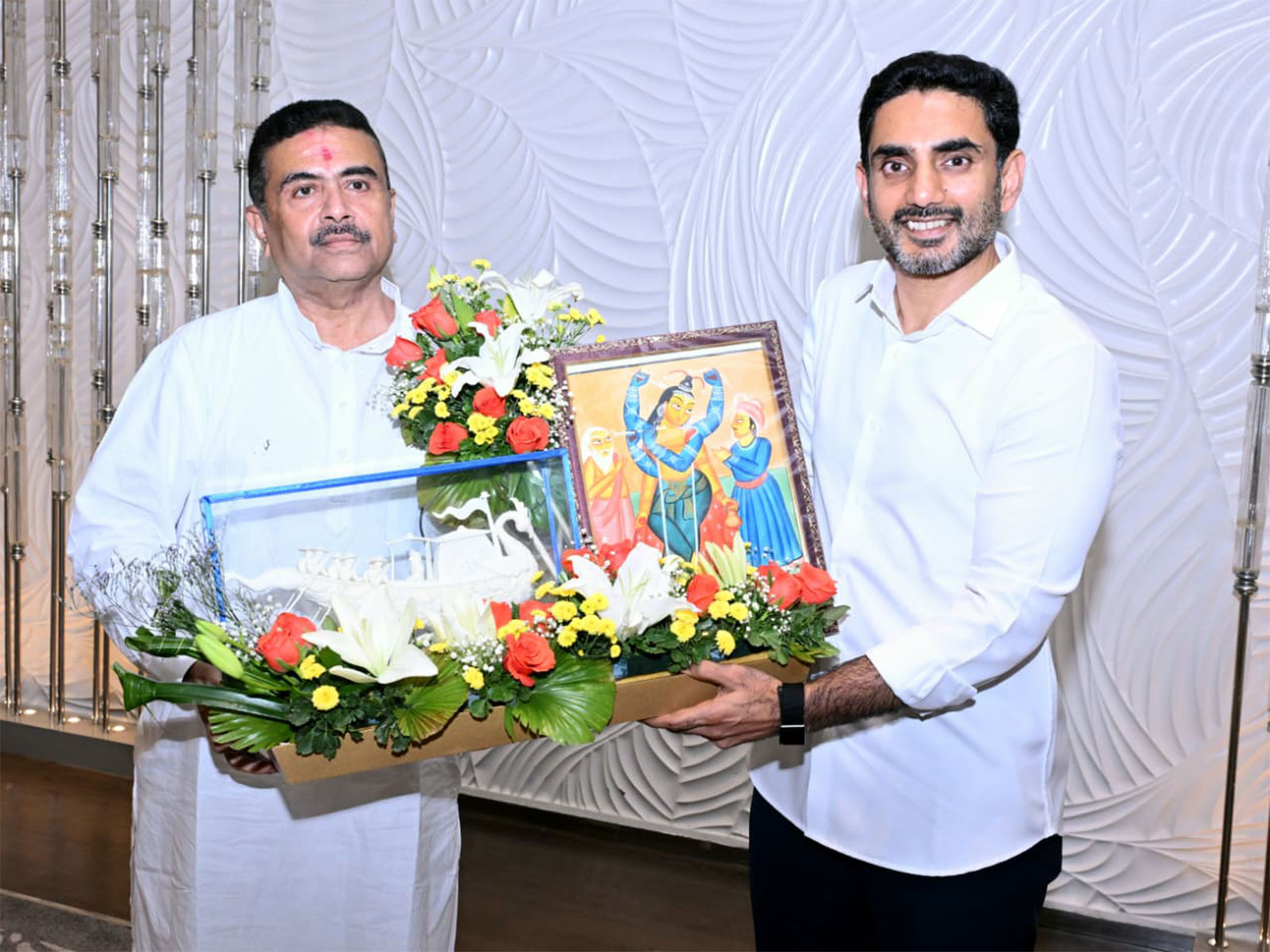 West Bengal Chief Minister Suvendu Adhikari, TDP National General Secretary Nara Lokesh (Photo X/@SuvenduWB) West Bengal Chief Minister Suvendu Adhikari, TDP National General Secretary Nara Lokesh (Photo X/@SuvenduWB)