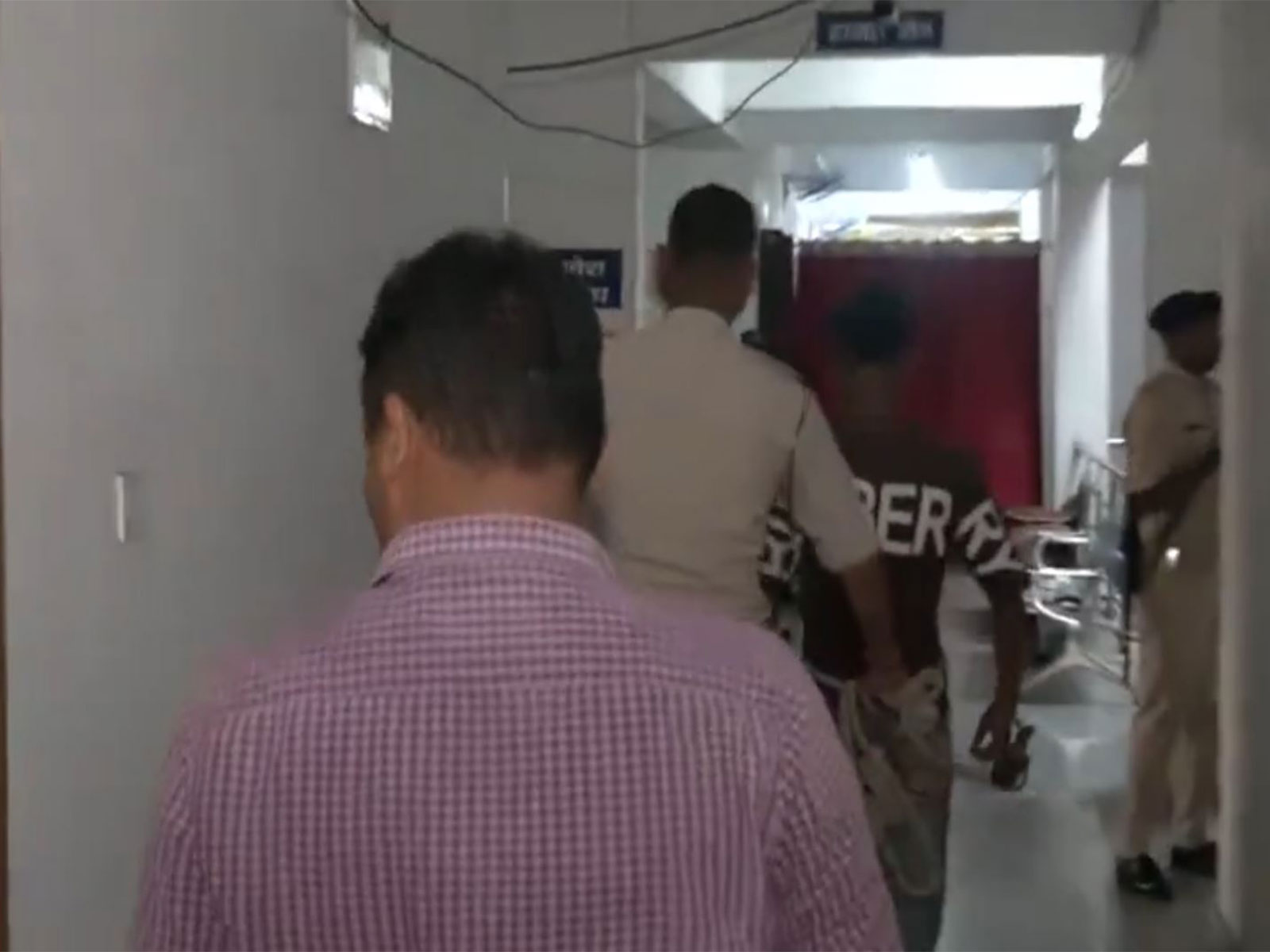 Visuals from the Kotwali police station in Ranchi (Photo: ANI)