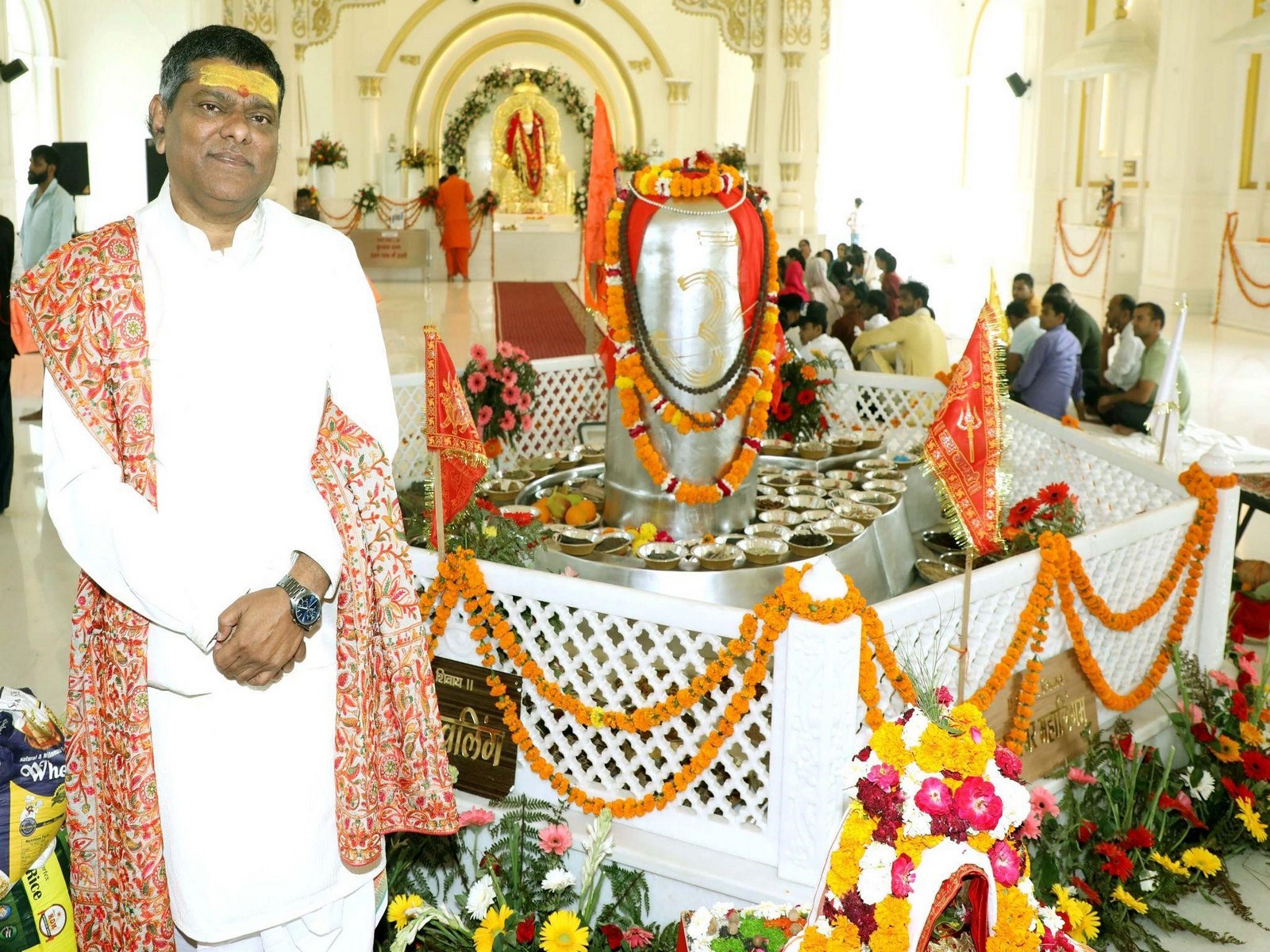World's Largest 5,211-kg Parad Shivling Created by Raghunath Guruji; Grand Pran Pratishtha Held in Haridwar