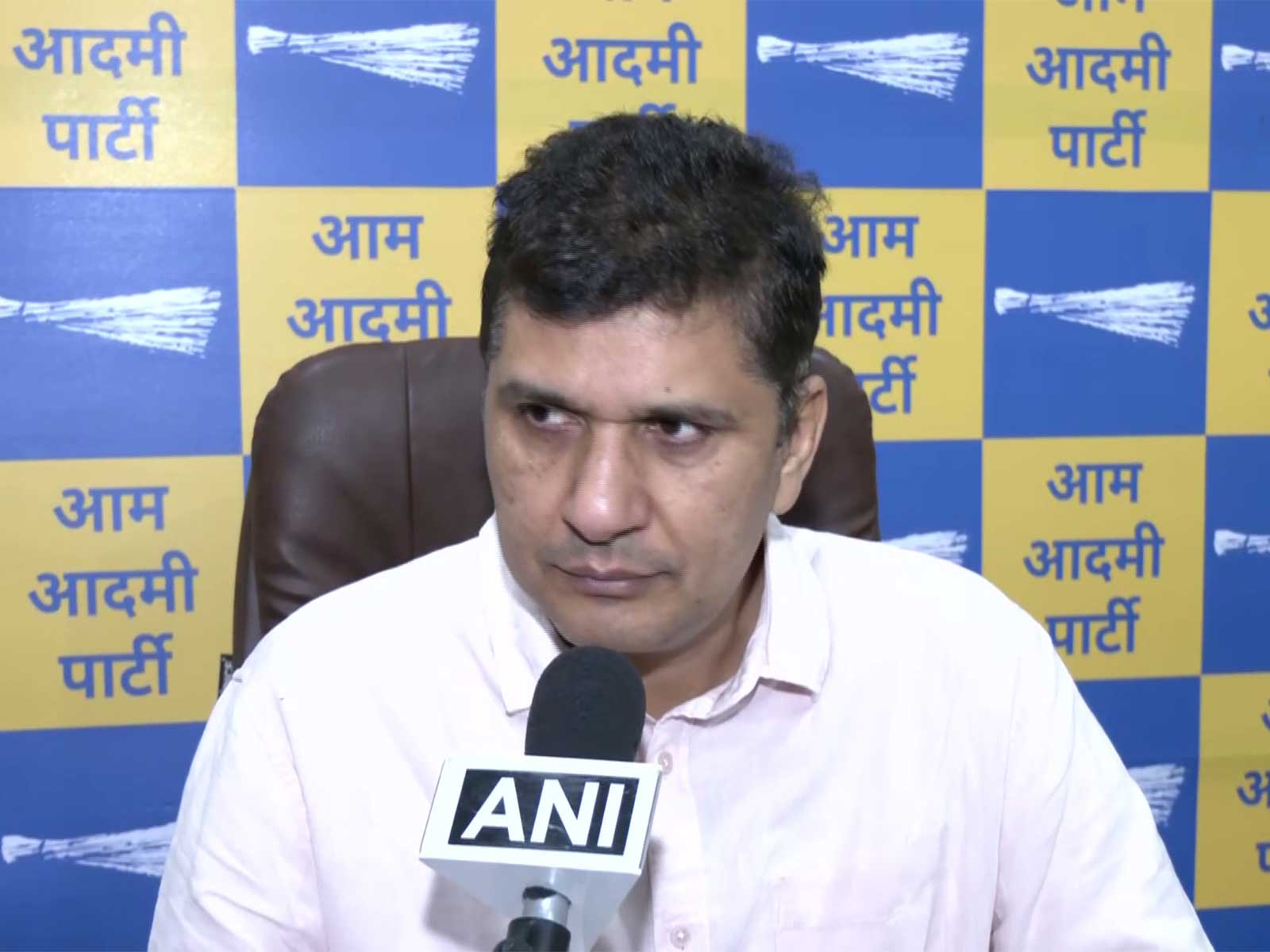 AAP Delhi President Saurabh Bhardwaj (Photo/ANI)