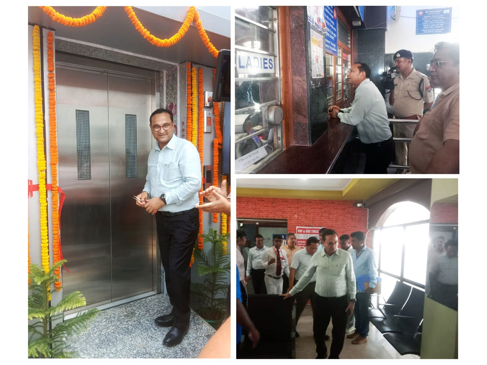 NFR General Manager reviews rail infrastructure (Photo/ANI)