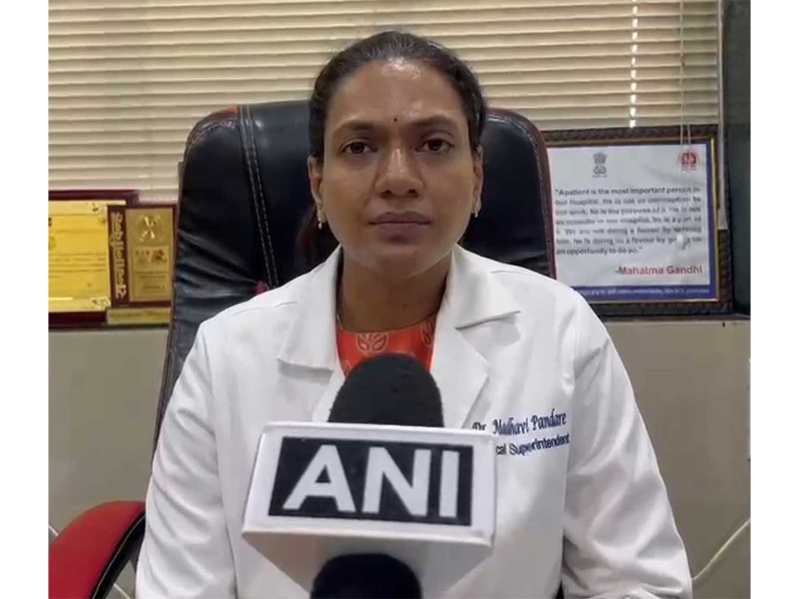Chief Medical Officer Madhuri Panahare (Photo/ANI) Chief Medical Officer Madhuri Panahare (Photo/ANI)