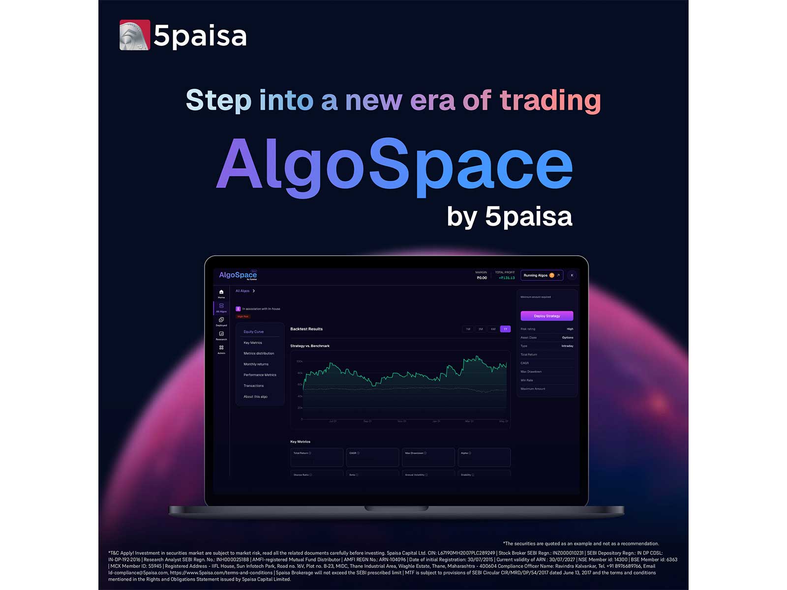 5paisa Capital Launches AlgoSpace: Algo Trading for Everyone, Made Simple and Accessible