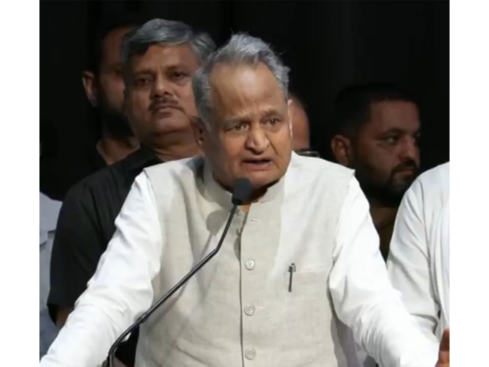 Congress leader and former Rajasthan CM Ashok Gehlot (File Photo/ANI)
