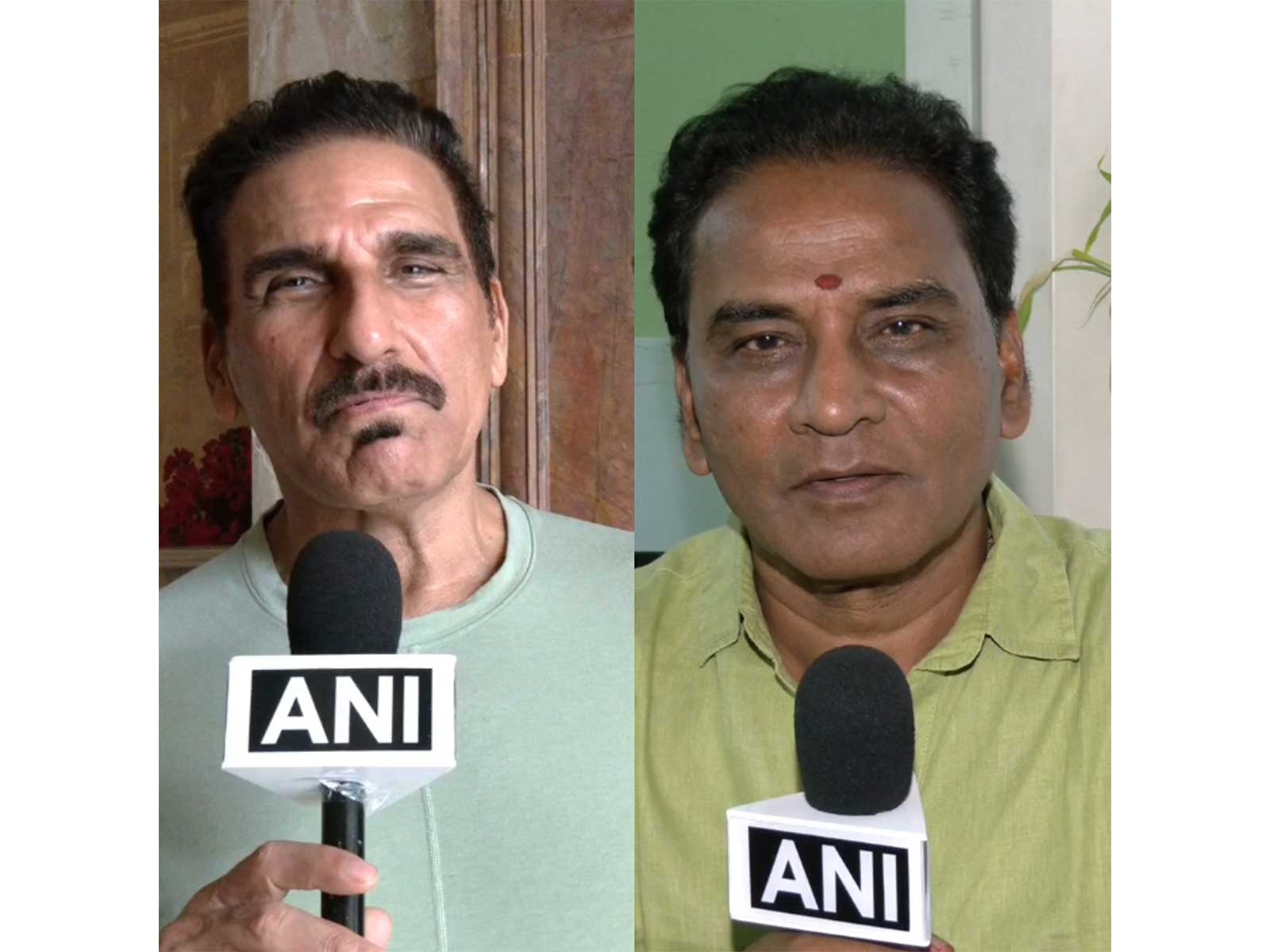 Actor Mukesh Rishi and Daya Shankar Pandey (Photo/ANI)