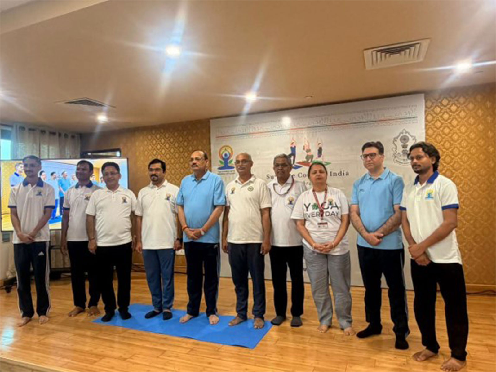 CJI Surya Kant participates in Yoga Day Programme (Photo/AIIA) CJI Surya Kant participates in Yoga Day Programme (Photo/AIIA)