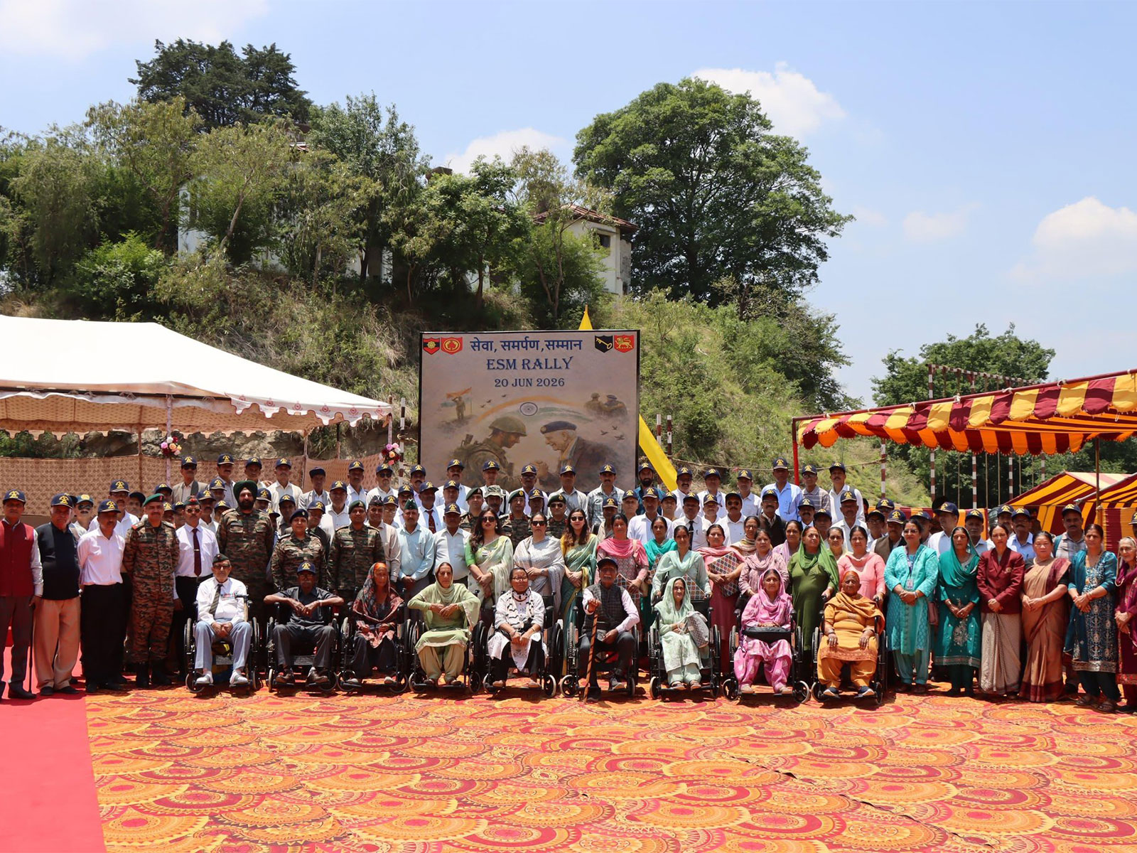 Indian Army holds ex-servicemen rally in Solan (Photo/@UBArea_IA)