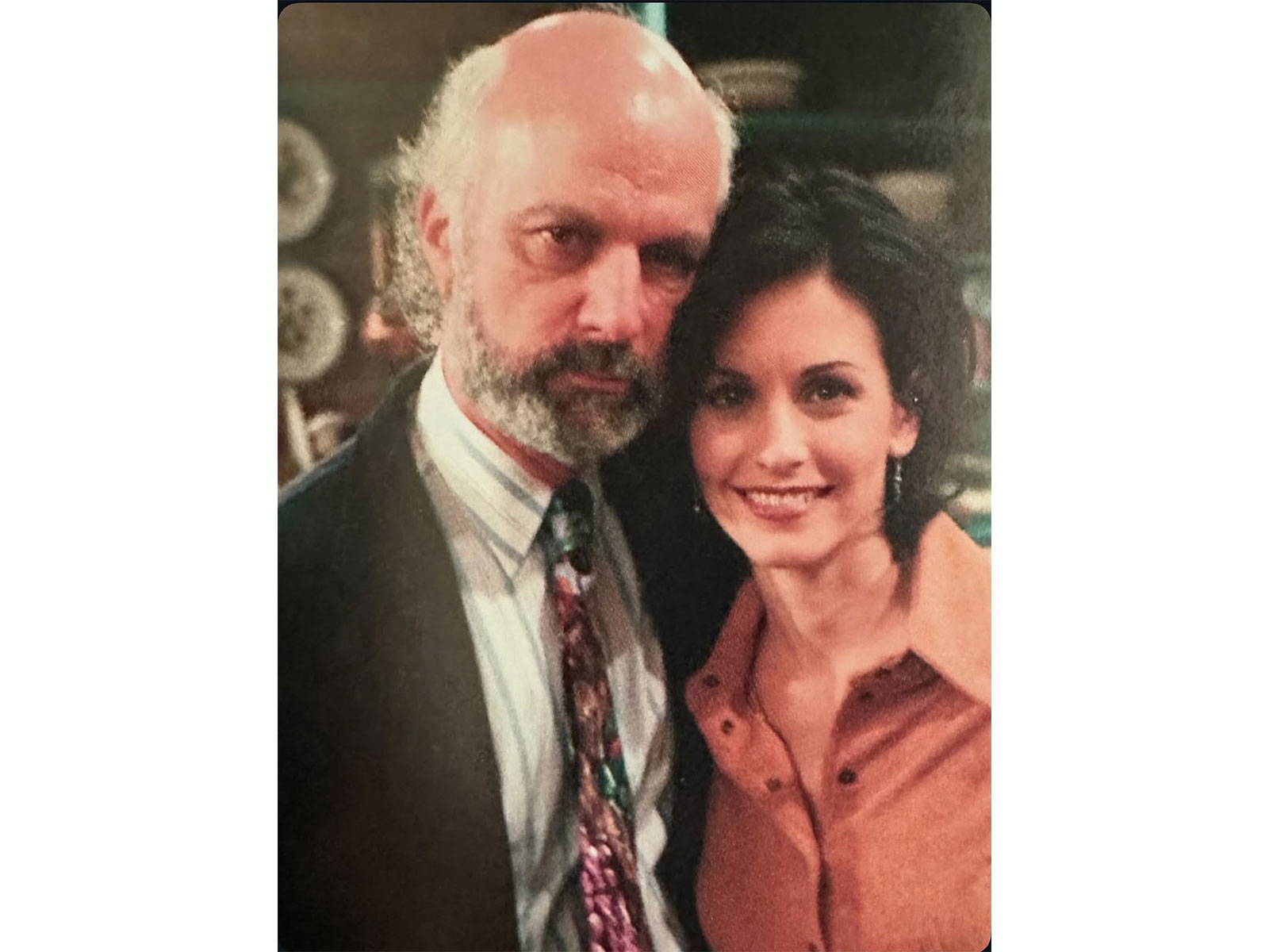 Courtney Cox with Jimmy Burrows (Photo/Instagram@courteneycoxofficial)