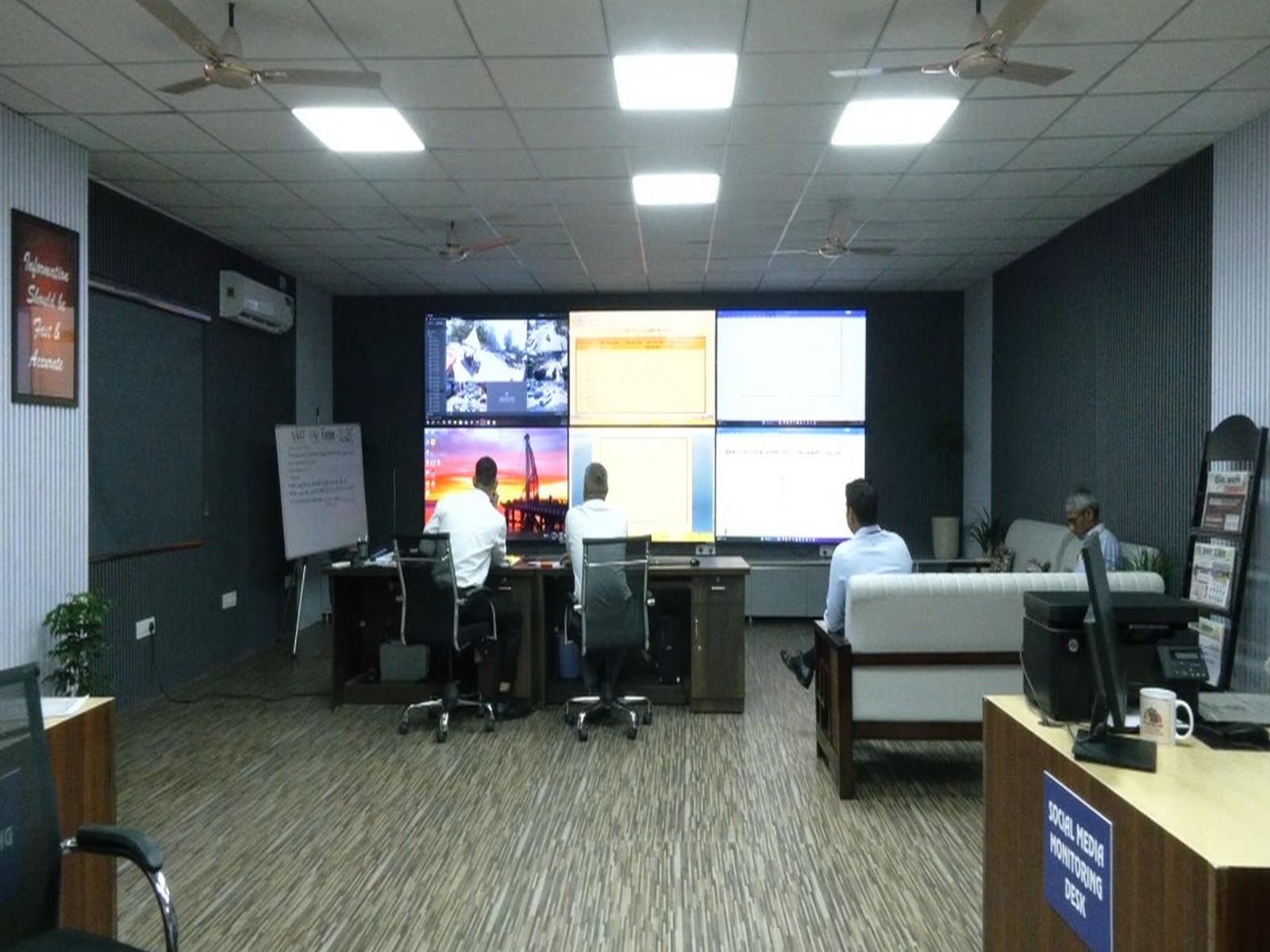 State-Level National Testing Agency (NTA) Examination Control Room in Dehradun (Photo/ANI)