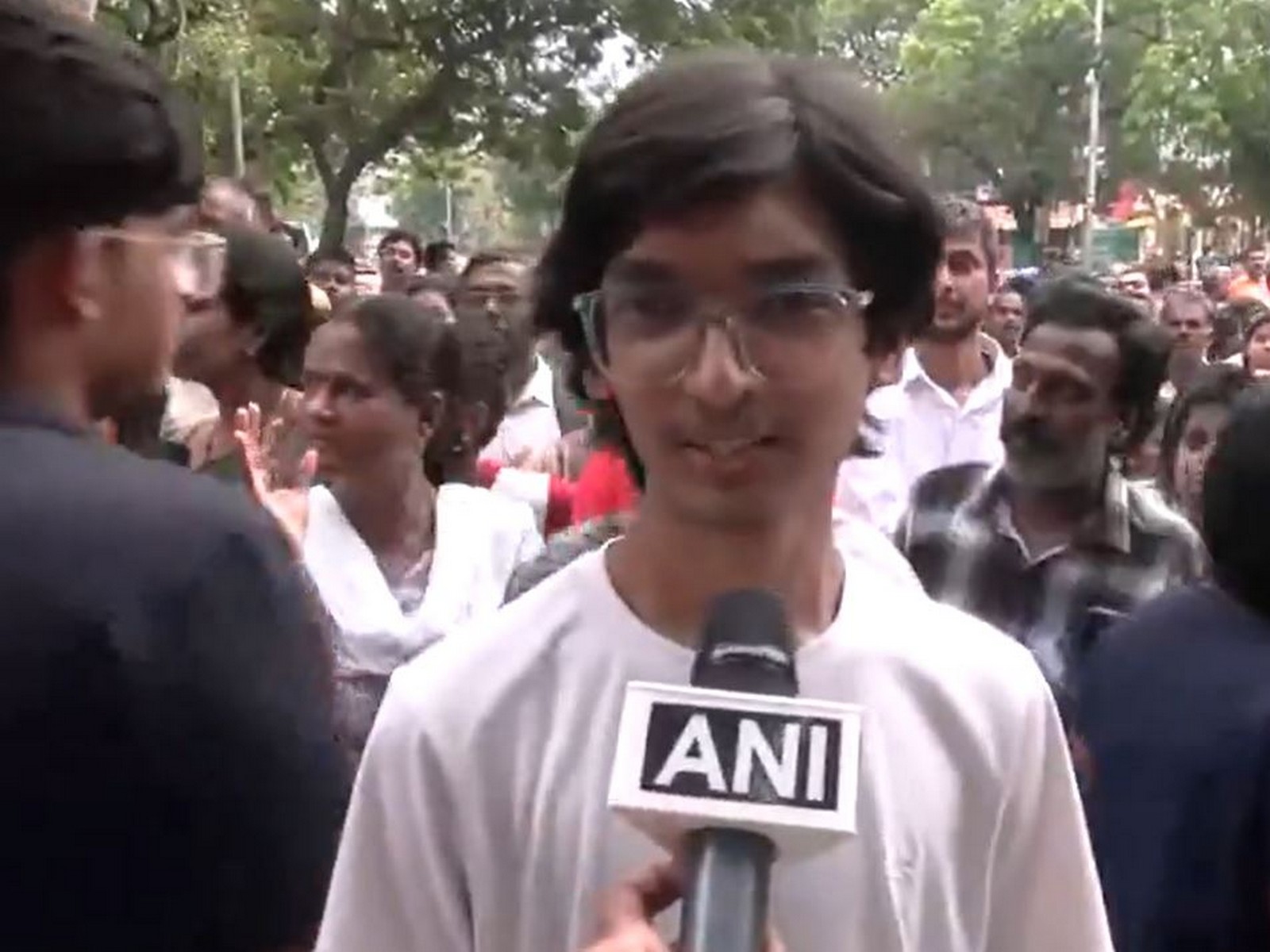 A NEET candidate from Chennai (Photo/ANI)