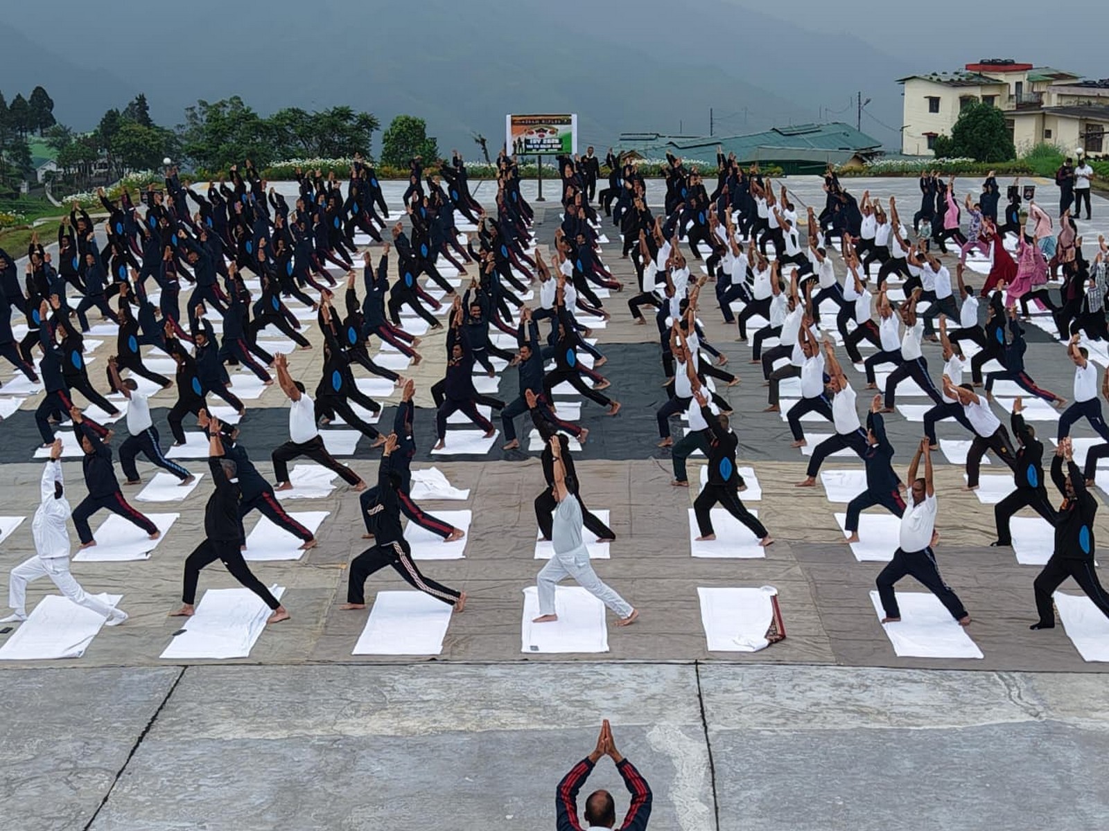 Assam Rifles celebrates International Yoga Day across Nagaland (Photo/ANI)