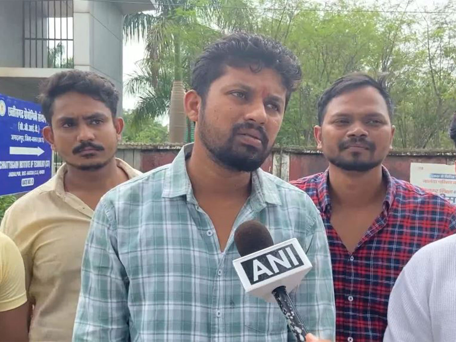 NSUI President, Bastar Vishal Khambari (Photo/ANI)