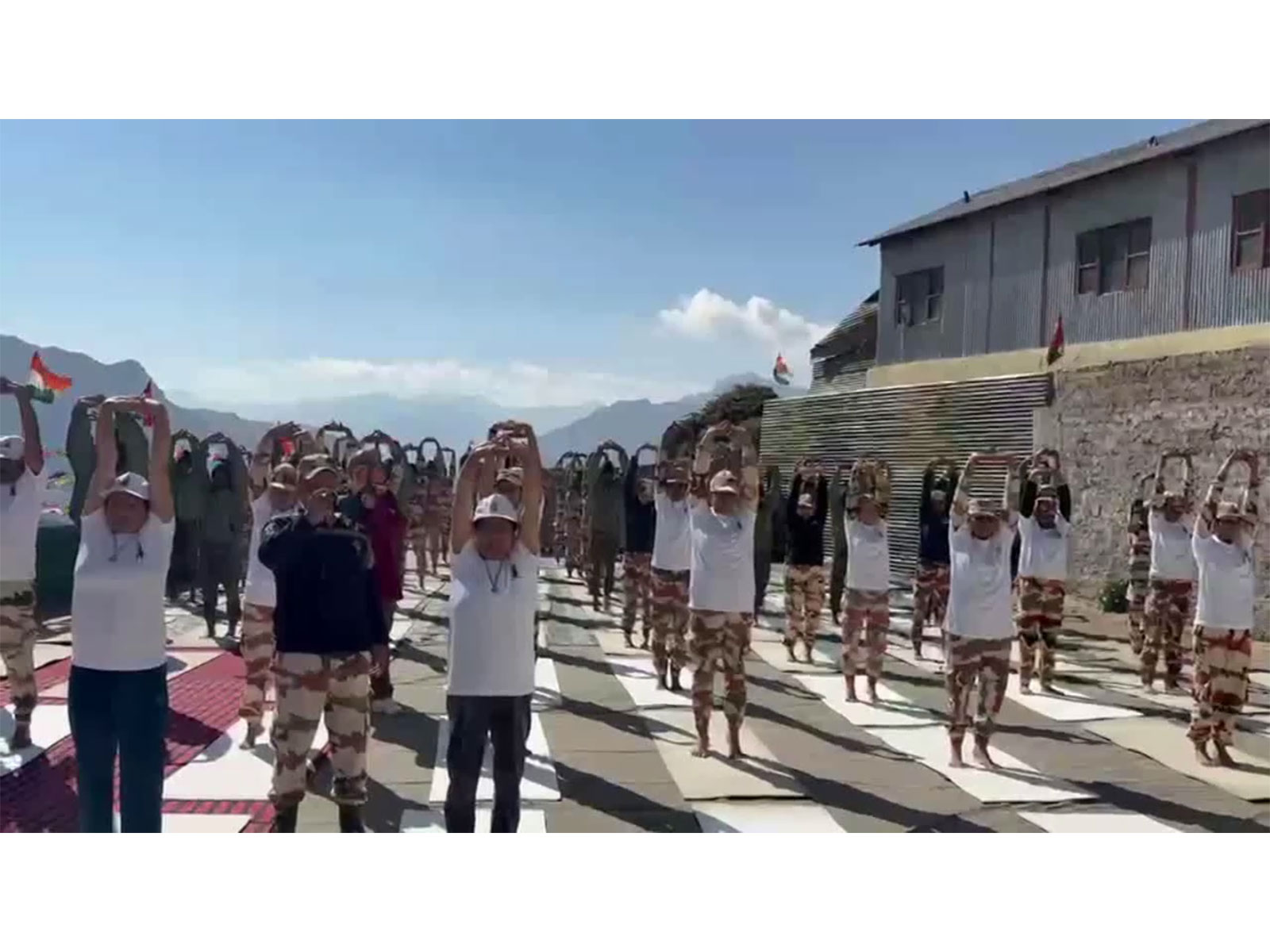 Special yoga camp organised at Shipki La (Photo/ANI)