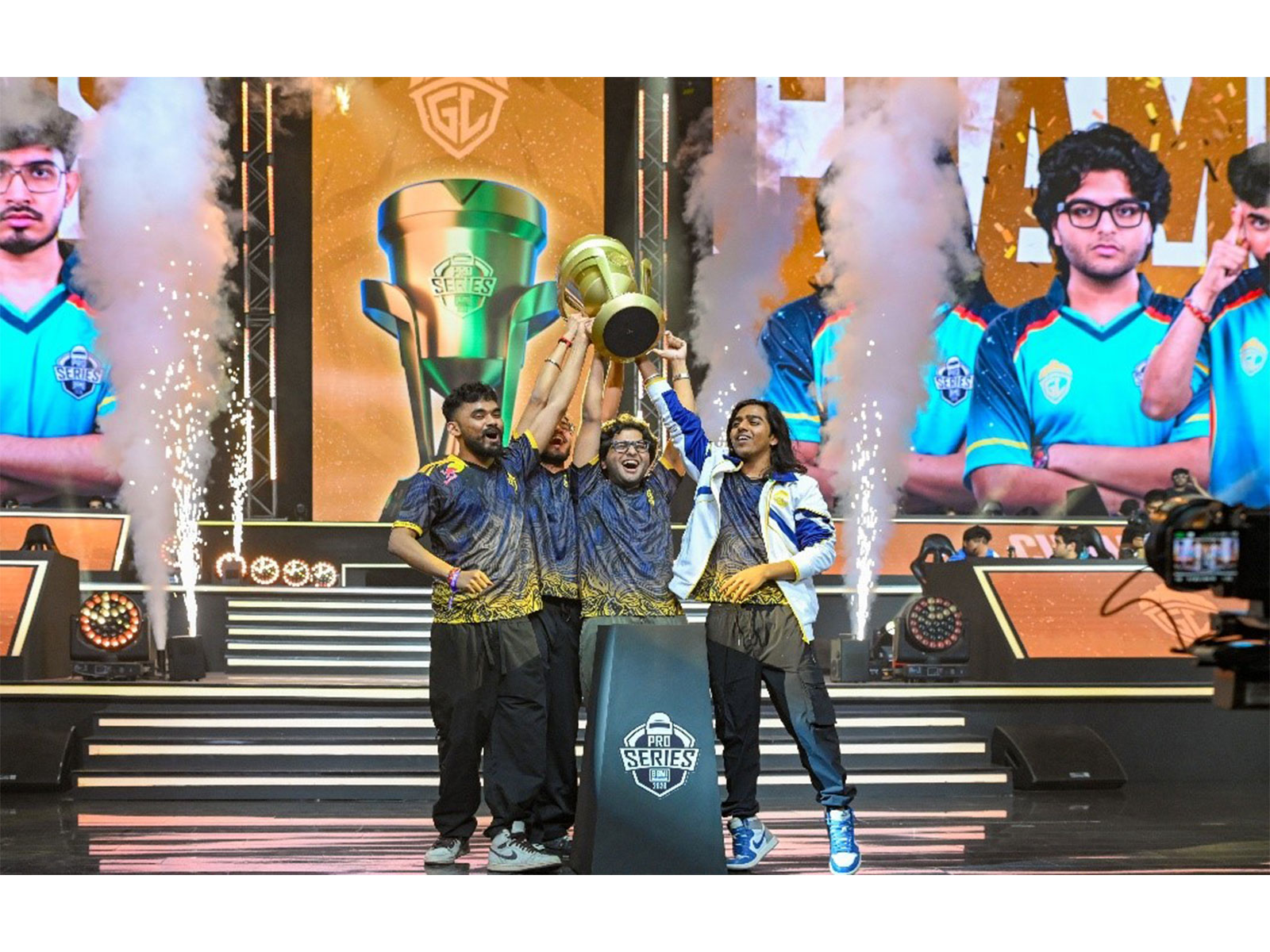 Team GodLike lifts the BMPS 2026 trophy in Jaipur, completing one of the most remarkable comeback stories in tournament history to secure the championship title and a place in Indian esports history