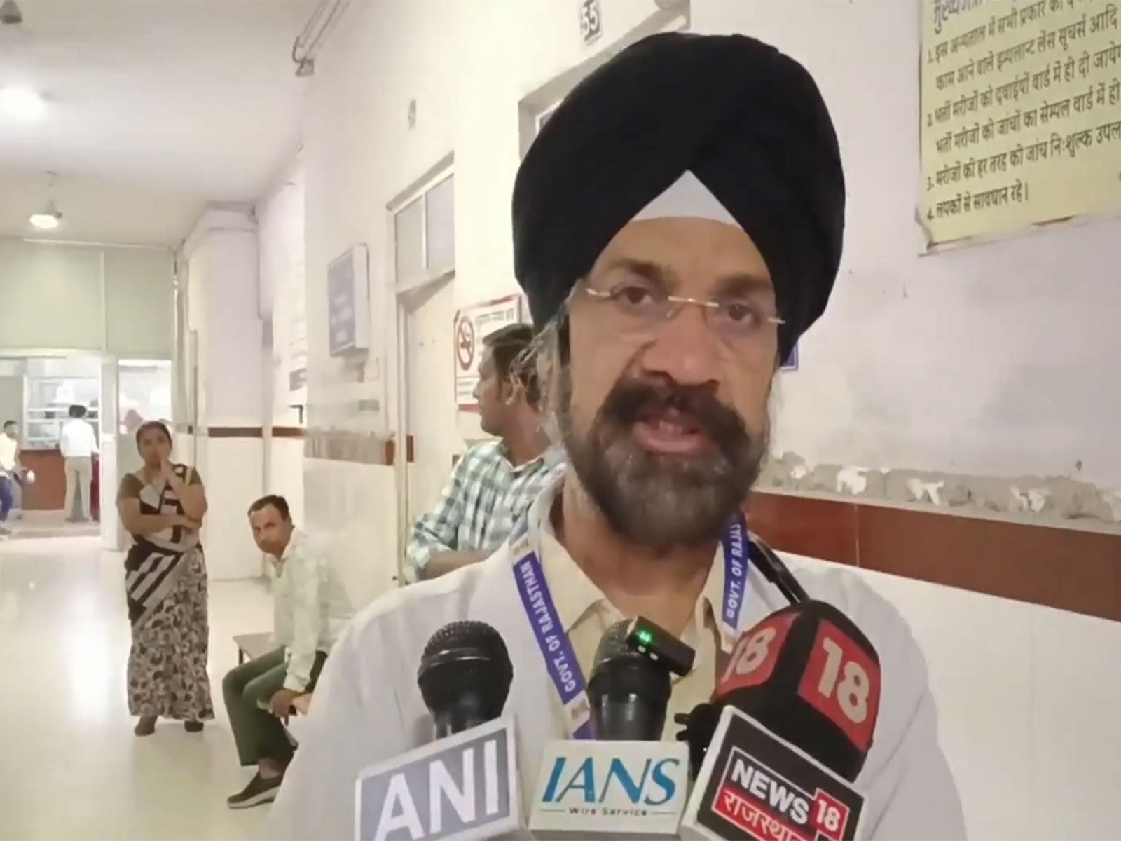Principal Medical Officer, Dr Kulvinder Singh Chopra (Photo/ANI)