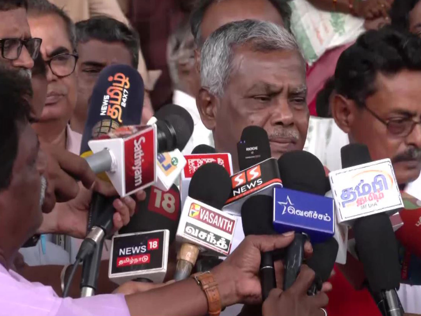 Communist Party of India (Marxist) (CPI-M) leader P Shanmugam (Photo/ANI)