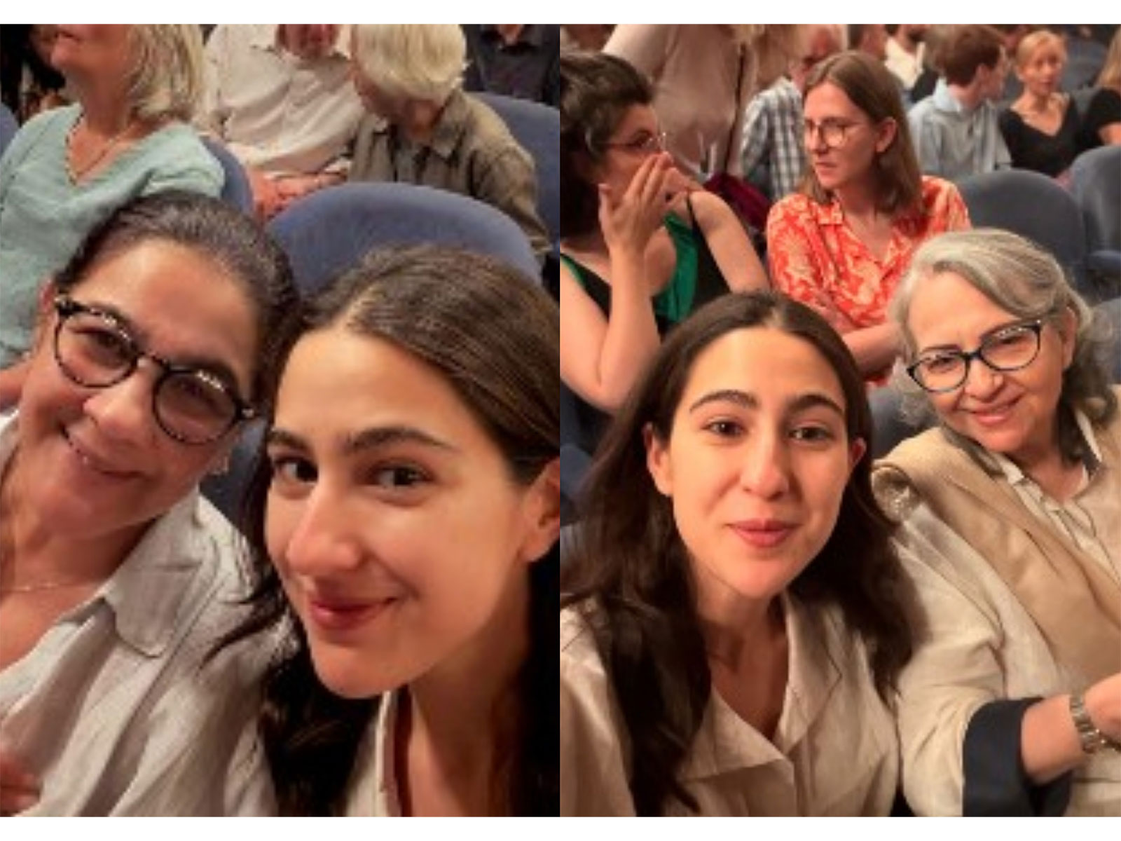Sara Ali Khan with Amrita Singh and Sharmila Tagore (Photo/Instagram/@saraalikhan95)