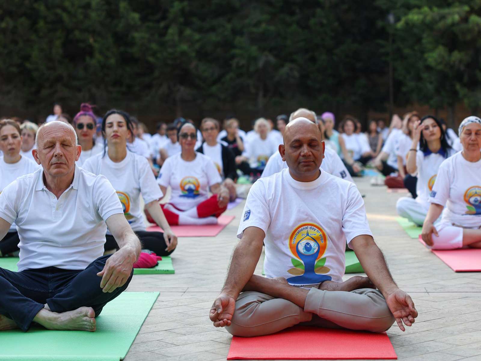 International Yoga Day celebrations by the Embassy of India in Azerbaijan (Photo/Indian Embassy in Azerbaijan)