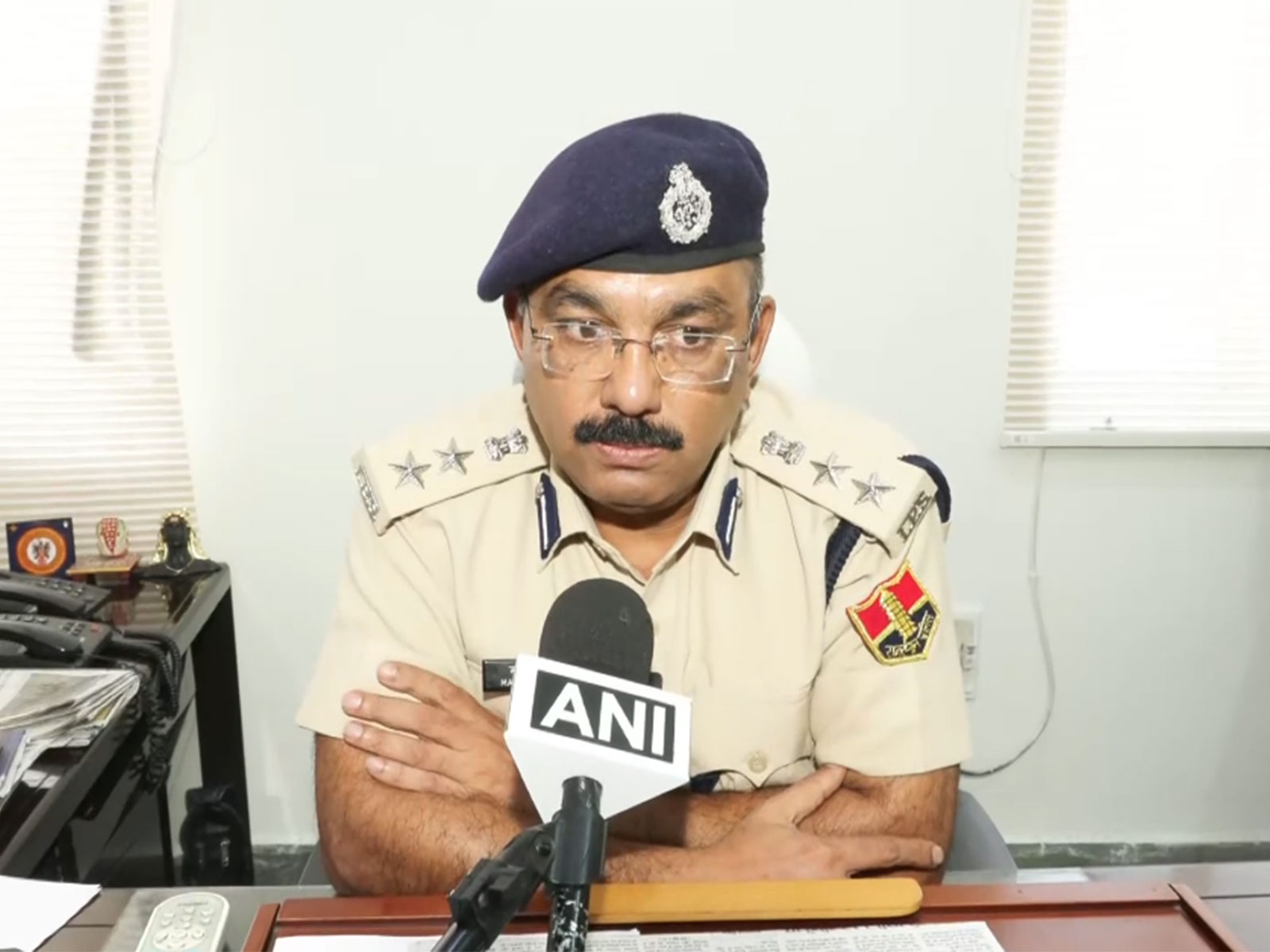 Manish Tripathi, SP, (ATS), Jaipur. (Photo/ANI)