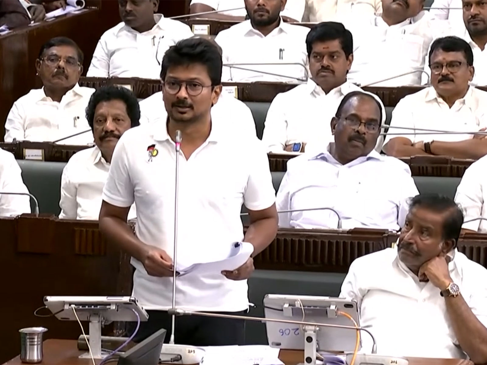 Tamil Nadu Assembly LoP Udhayanidhi Stalin (Photo: Tamil Nadu Assembly)