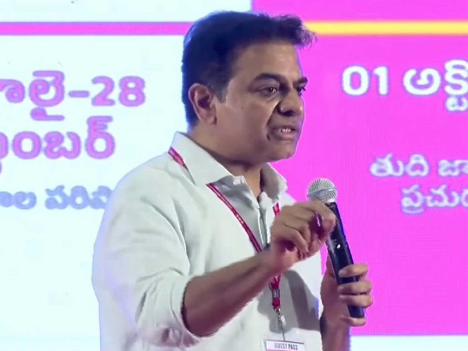 BRS Working President KT Rama Rao (Photo/ANI) BRS Working President KT Rama Rao (Photo/ANI)