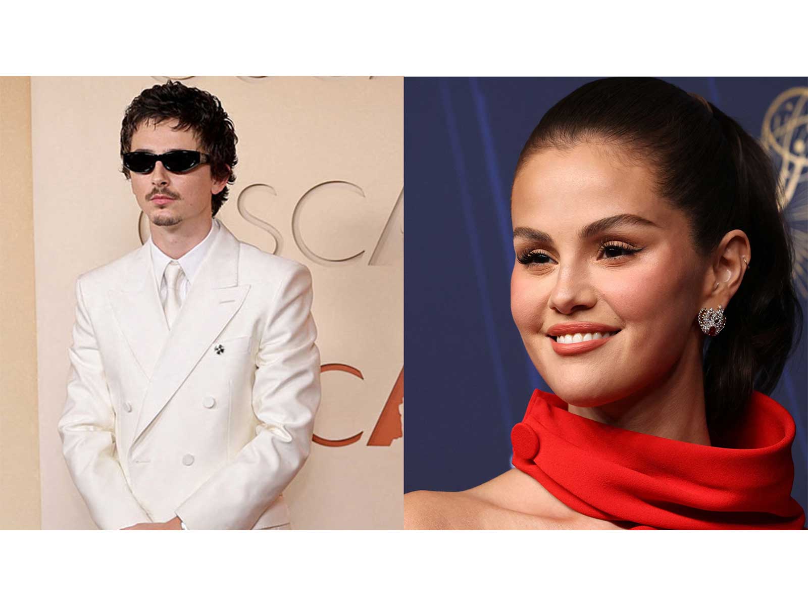 Timothee Chalamet, Selena Gomez (File photo/Reuters)