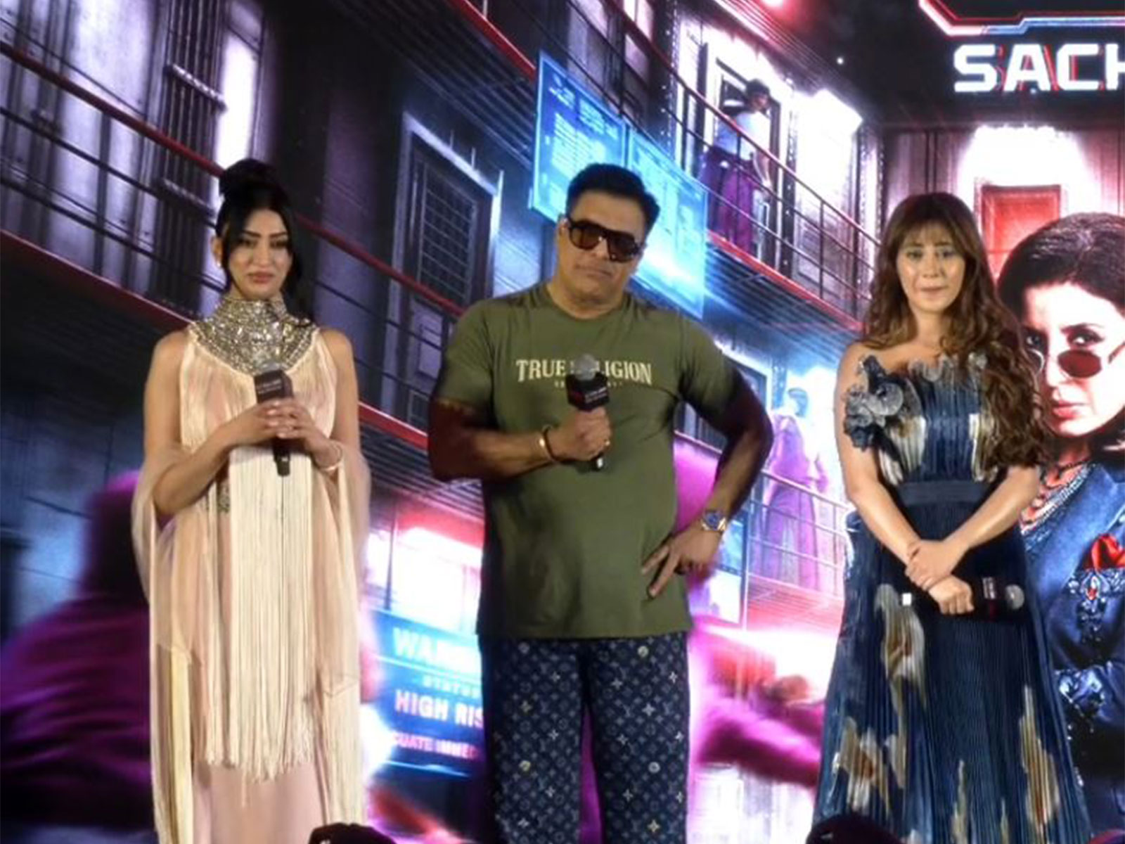 L-R Pamela Serena, Ram Kapoor and Shivangi Joshi (Photo/ANI)
