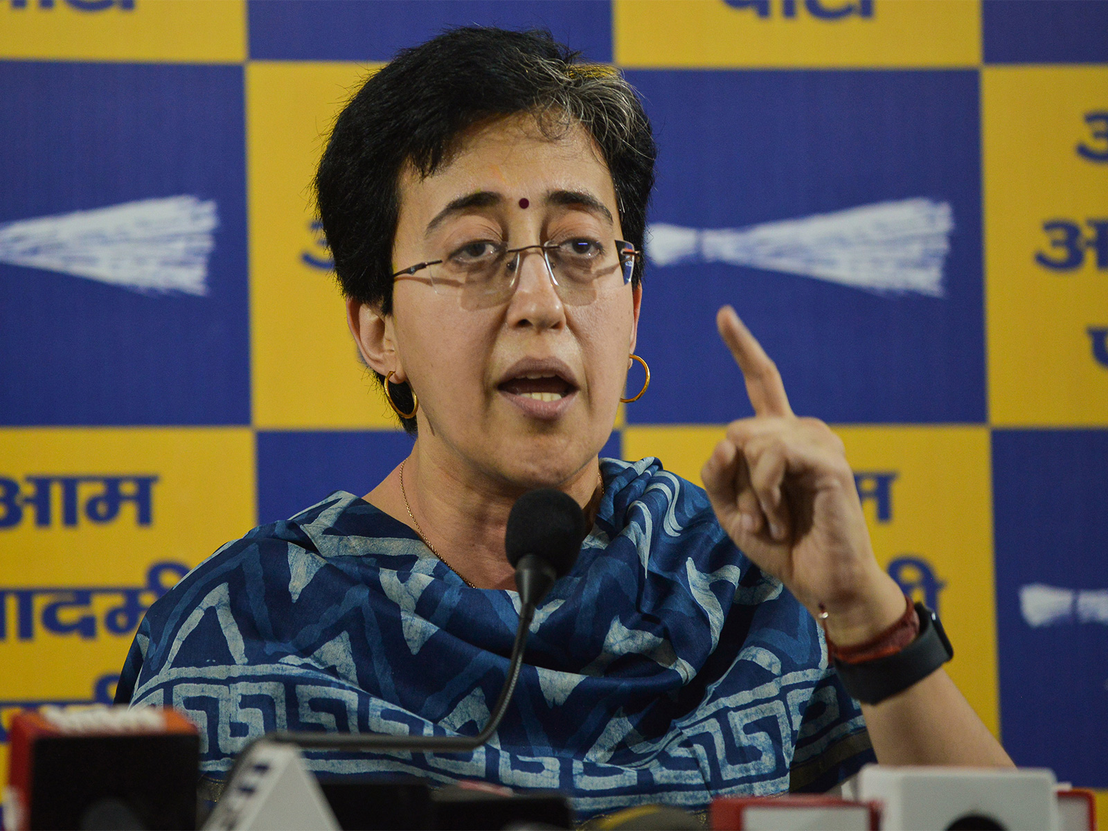 Delhi LoP Atishi Marlena (Photo/ANI) Delhi LoP Atishi Marlena (Photo/ANI)
