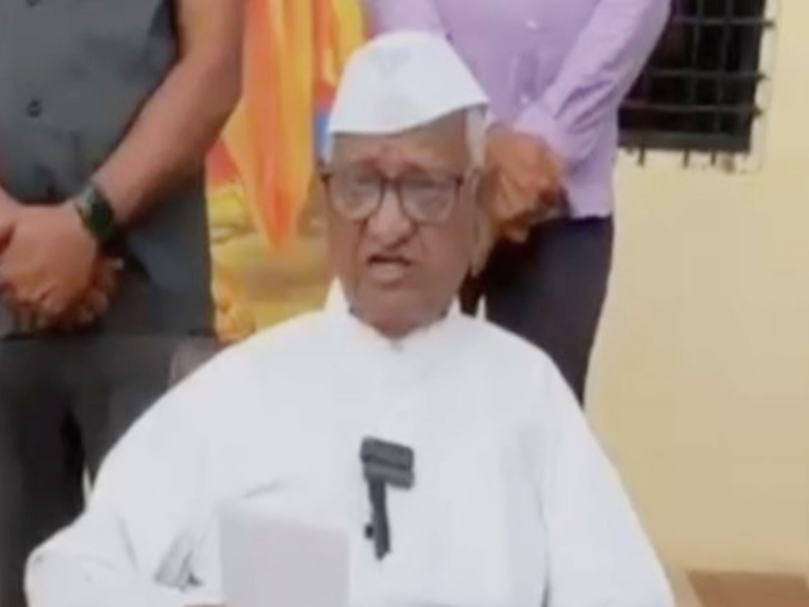Social worker Anna Hazare (Photo/Anna Hazare Social Media) Social worker Anna Hazare (Photo/Anna Hazare Social Media)