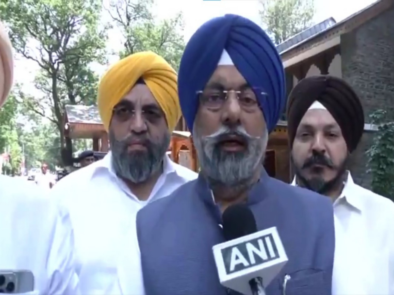 Delhi Sikh Gurdwara Management Committee (DSGMC) president Harmeet Singh Kalka (Photo/ANI)